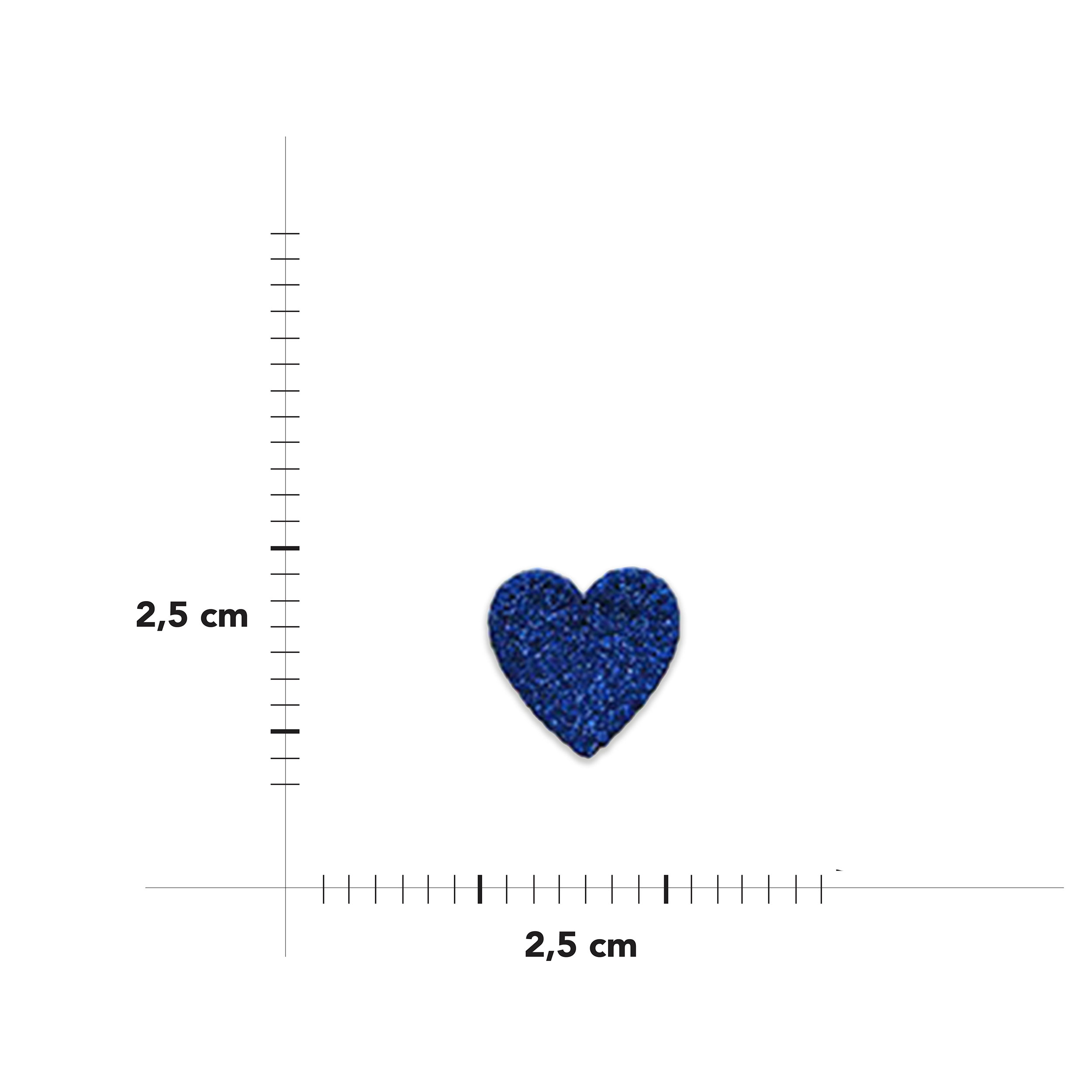 Thermoadhesive application Glitter Heart Image
