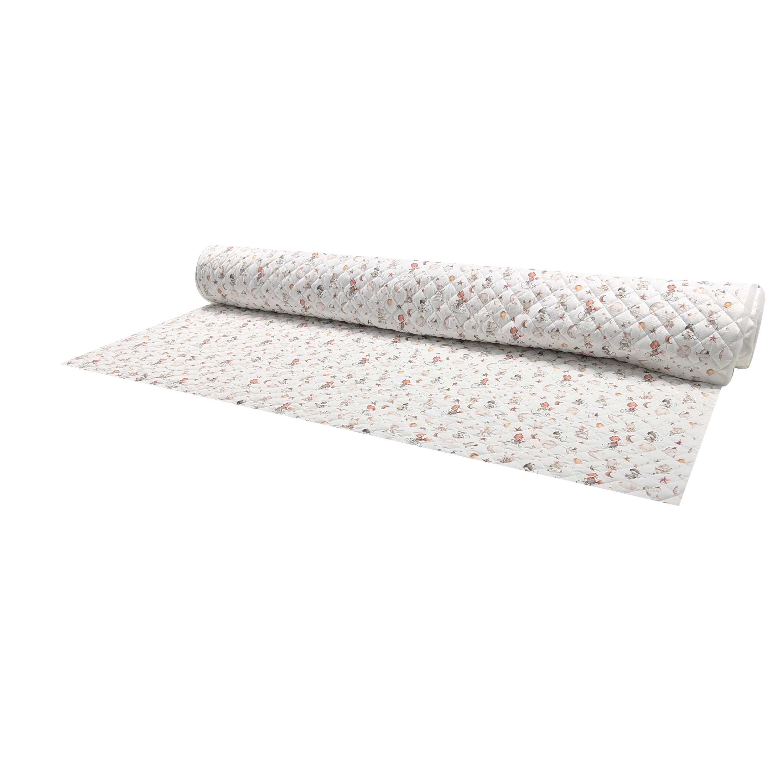 Sweet Dreams Animal Quilted Fabric Image