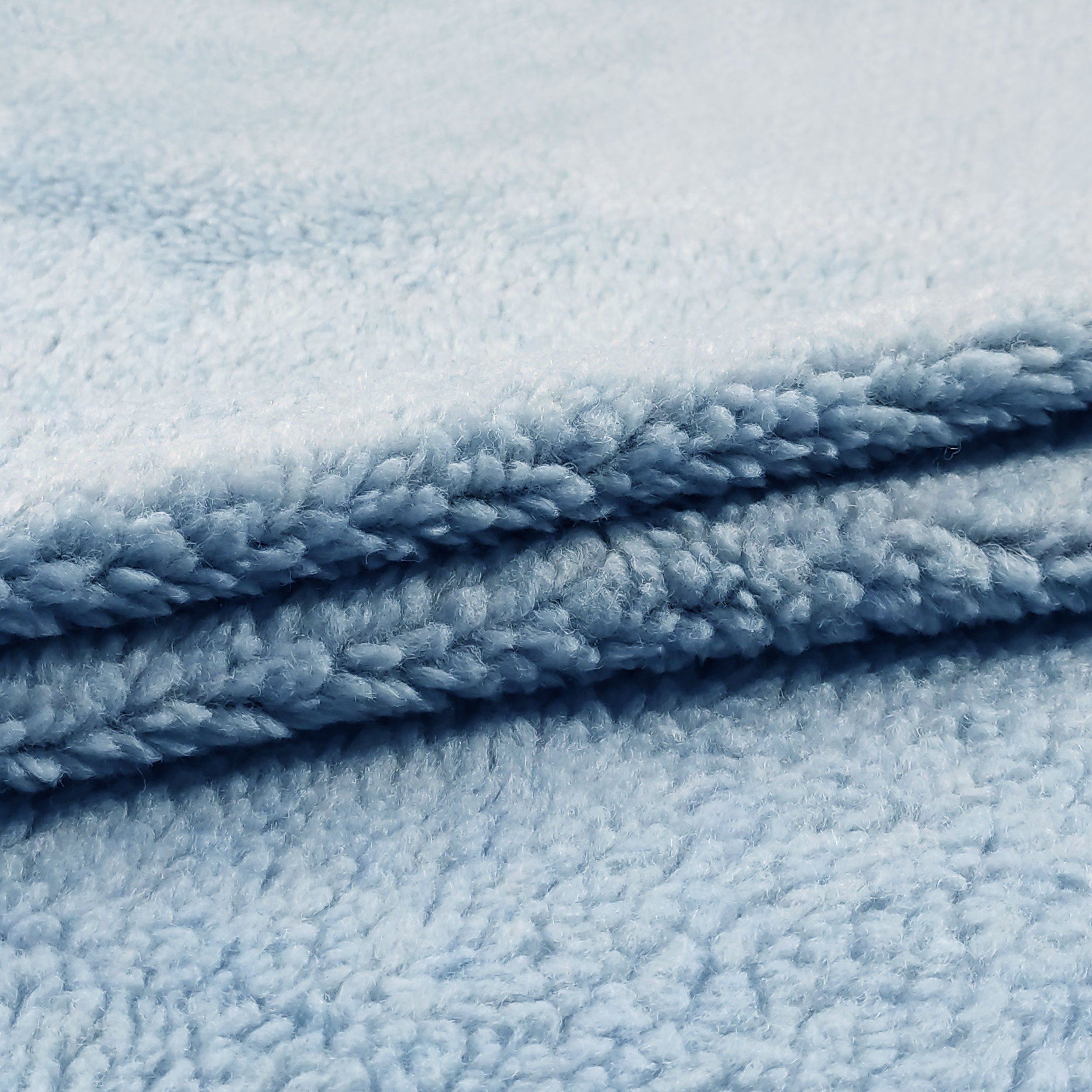 Synthetic Fur Light Blue