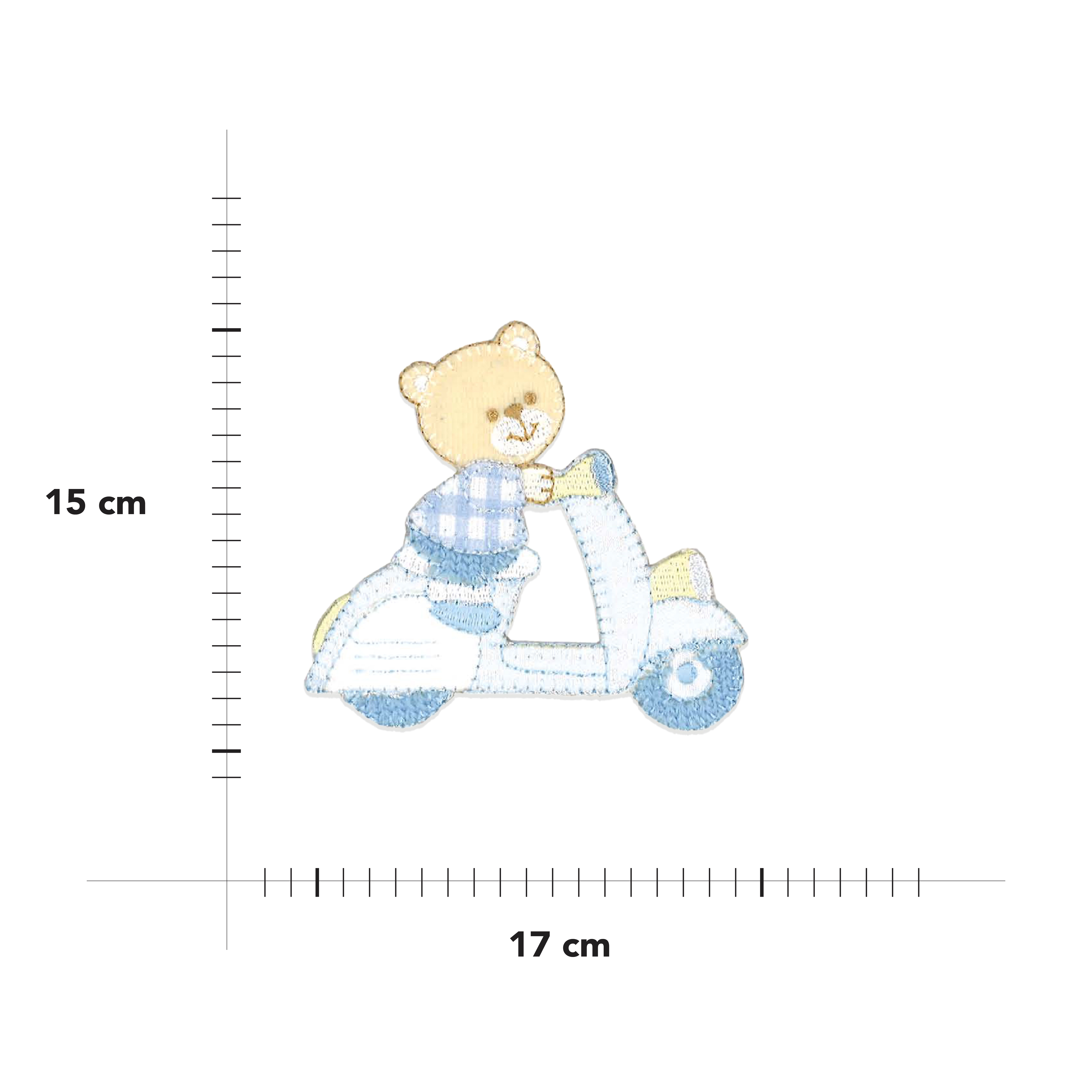 Thermoadhesive application Vespa Bear Image