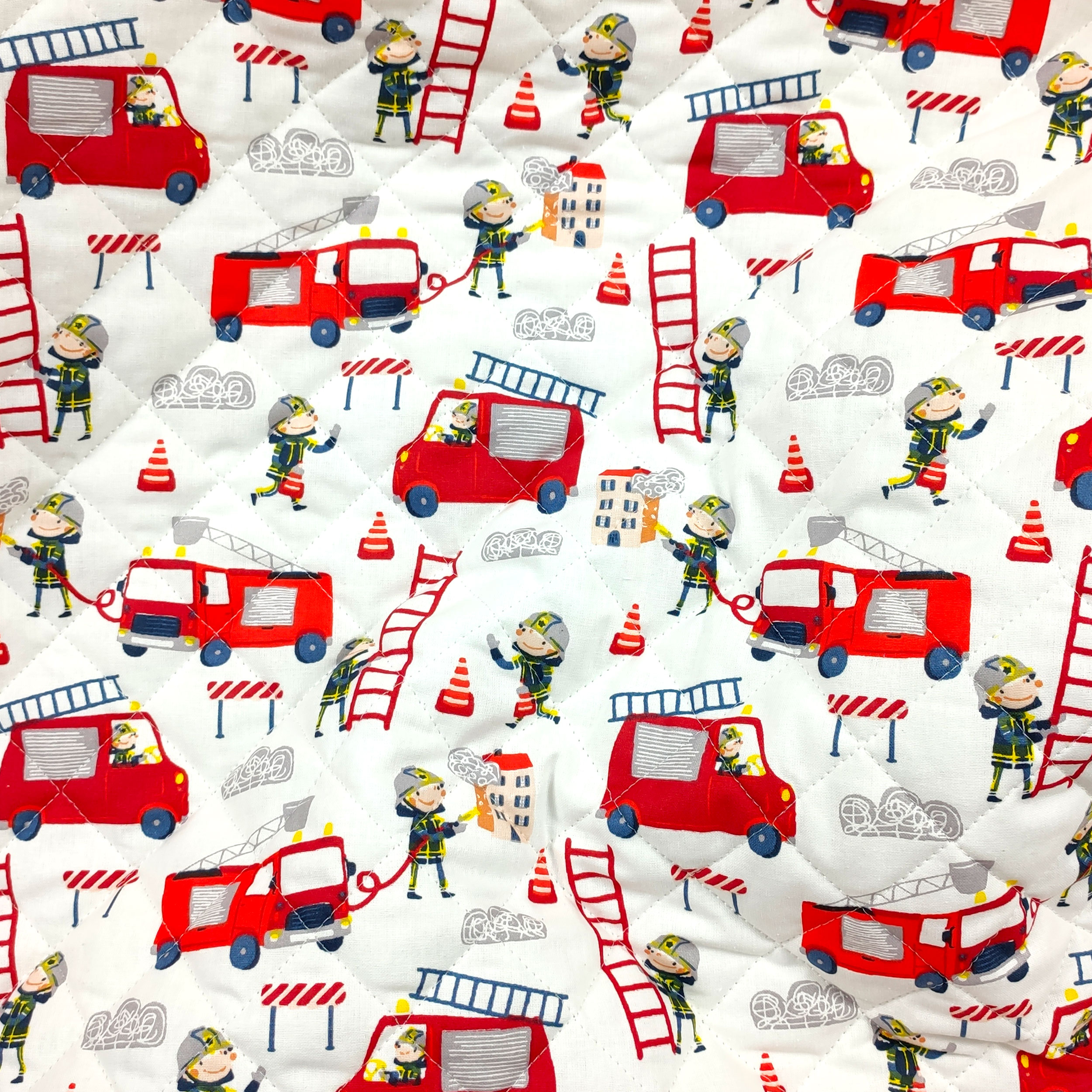 Tissu matelassé pompier Image