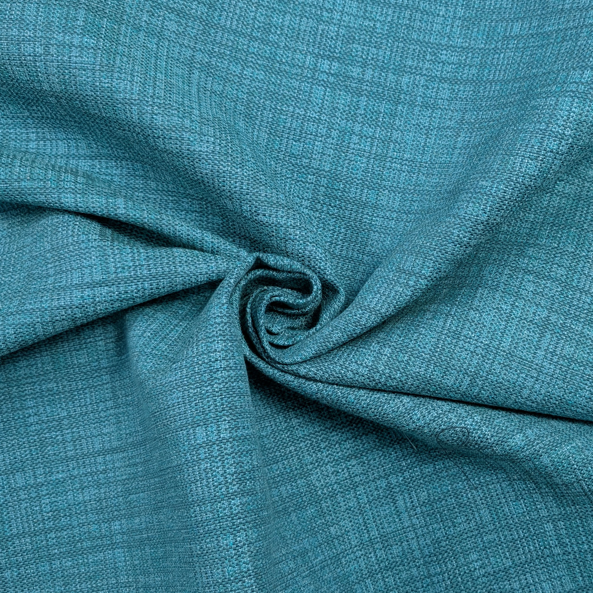 Jacquard Melange Turquoise fabric Image