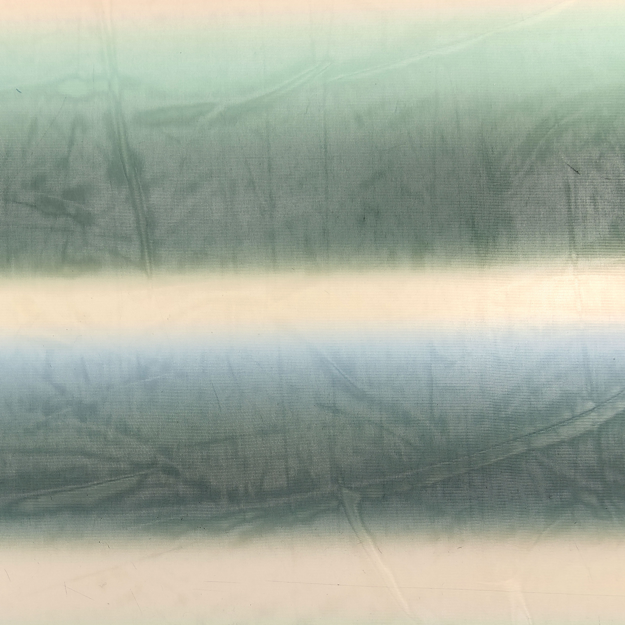Tulle élastiqué tons verts nuancés