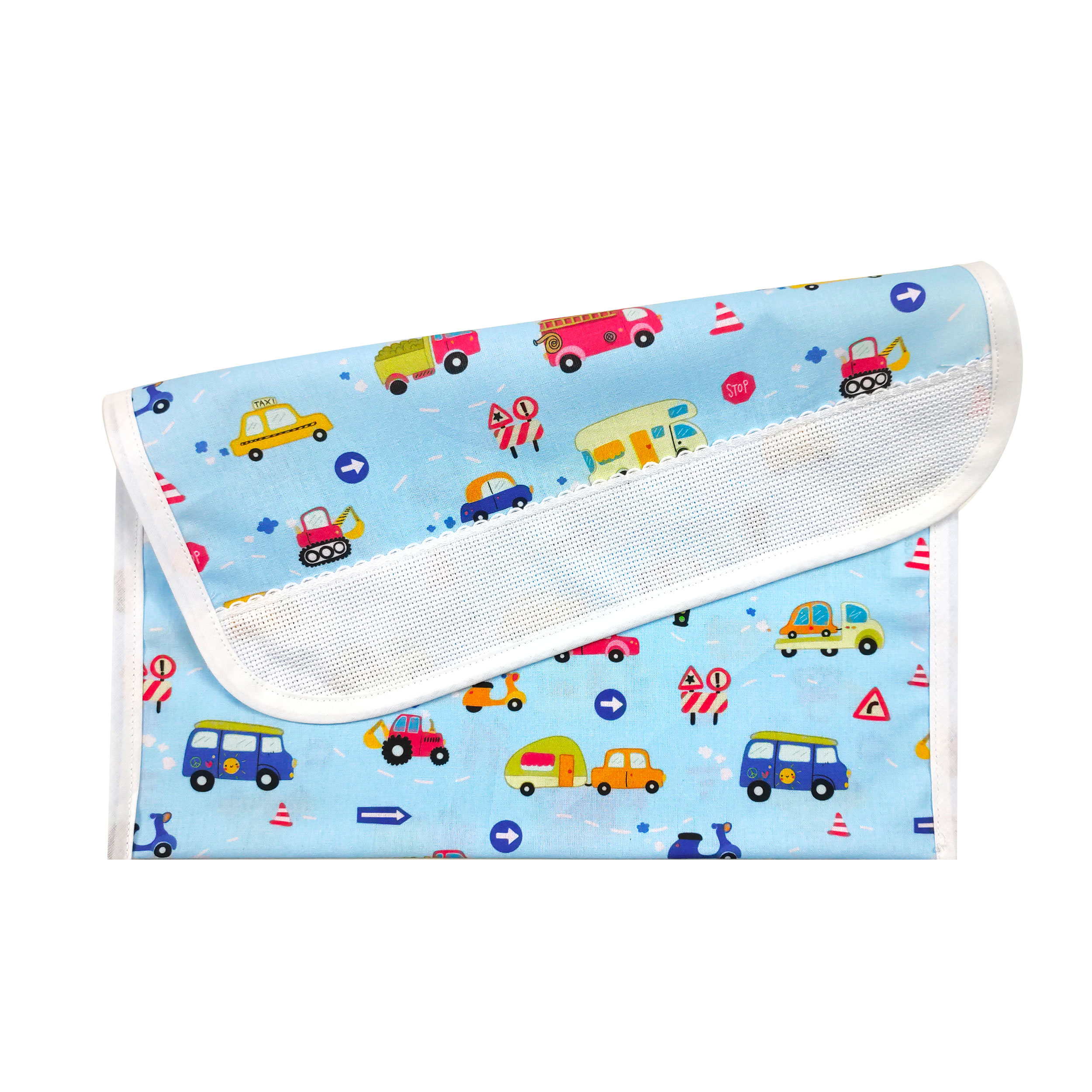 Porte-drapeaux Cars Fond bleu clair - Panini Fabrics