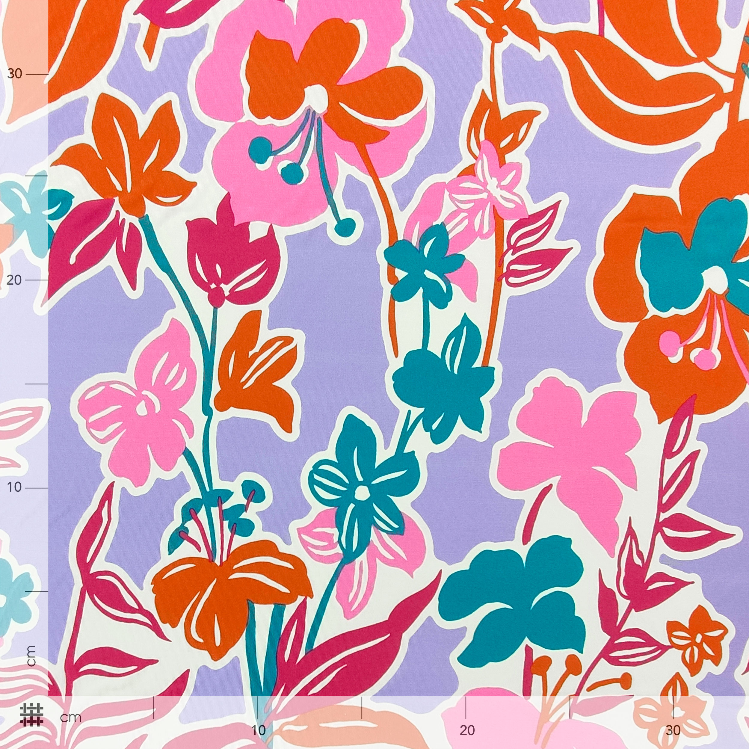 Fashion Viscose Silk Flowers Background Lilac