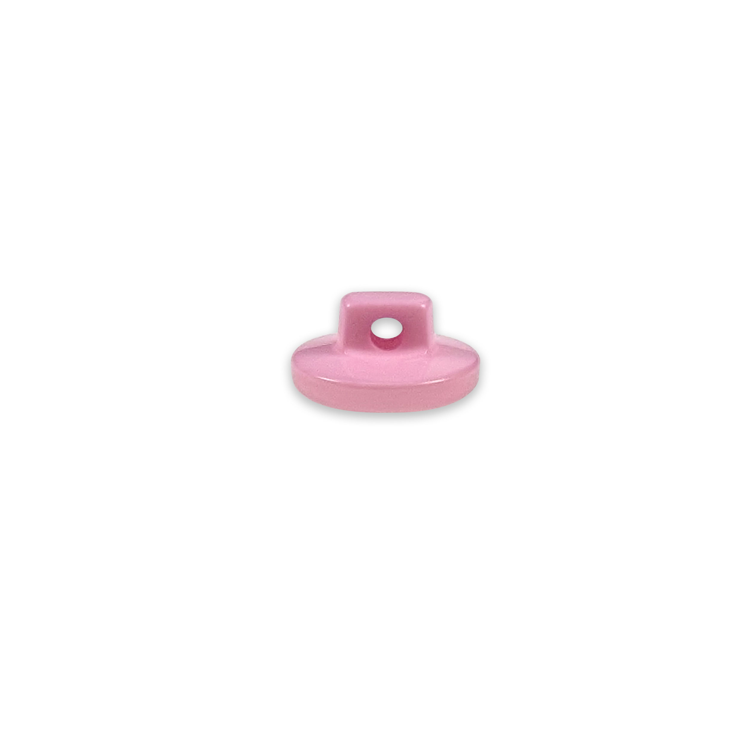 Pink Flower Button with Rhinestones Image