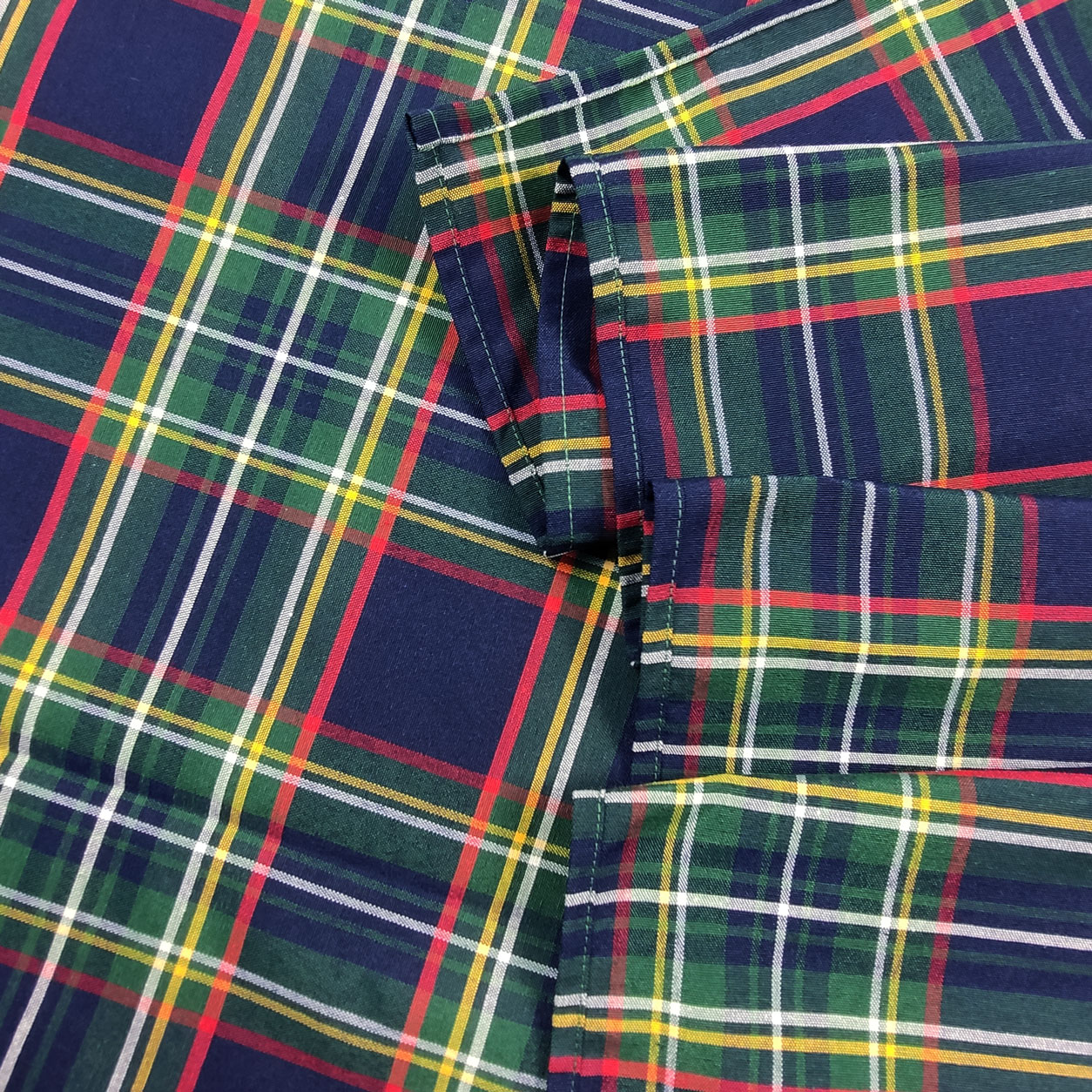 Nappe de table Panini Fabrics Mixed Cotton Plaid Blue