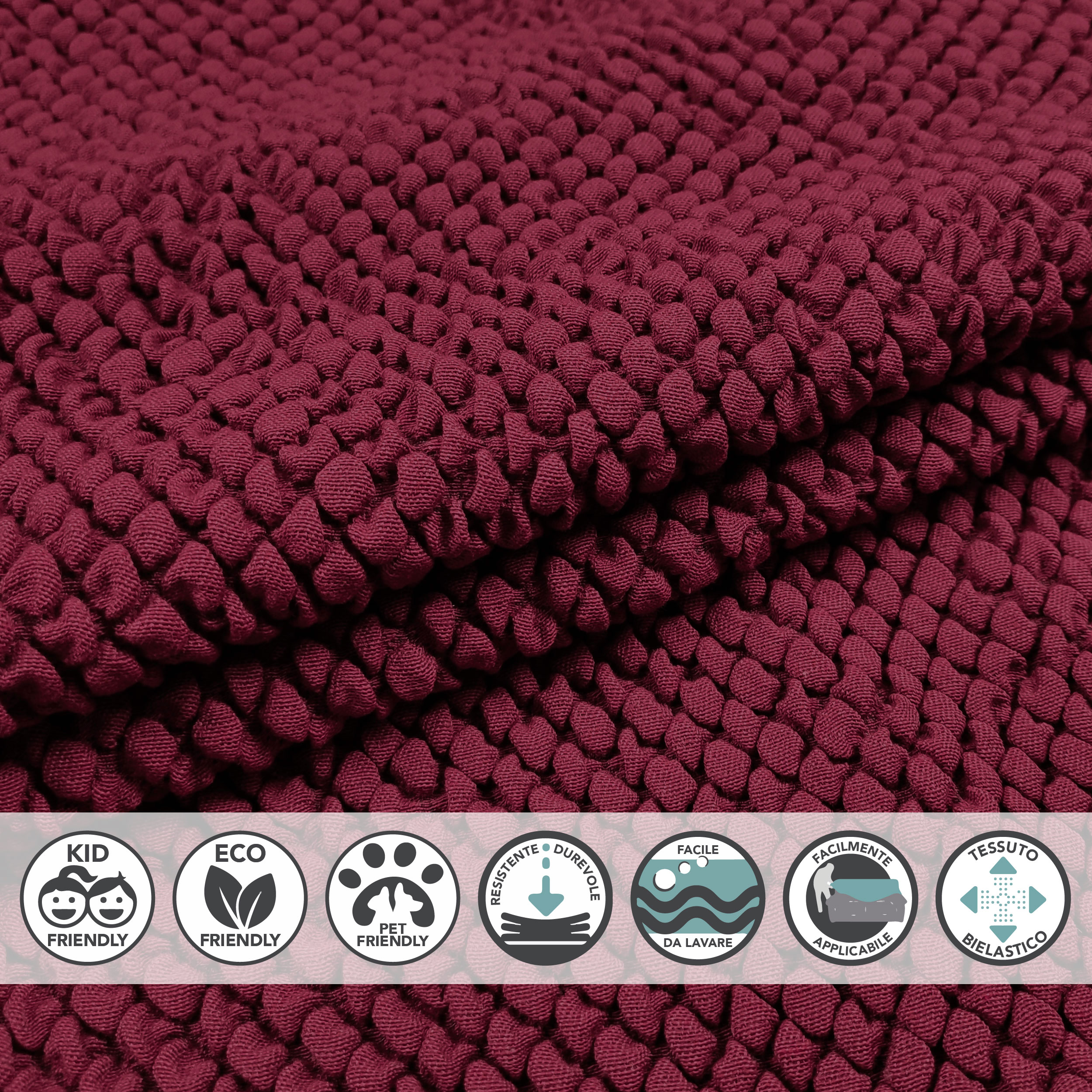Bi-stretch Curly Sofa Cover 4