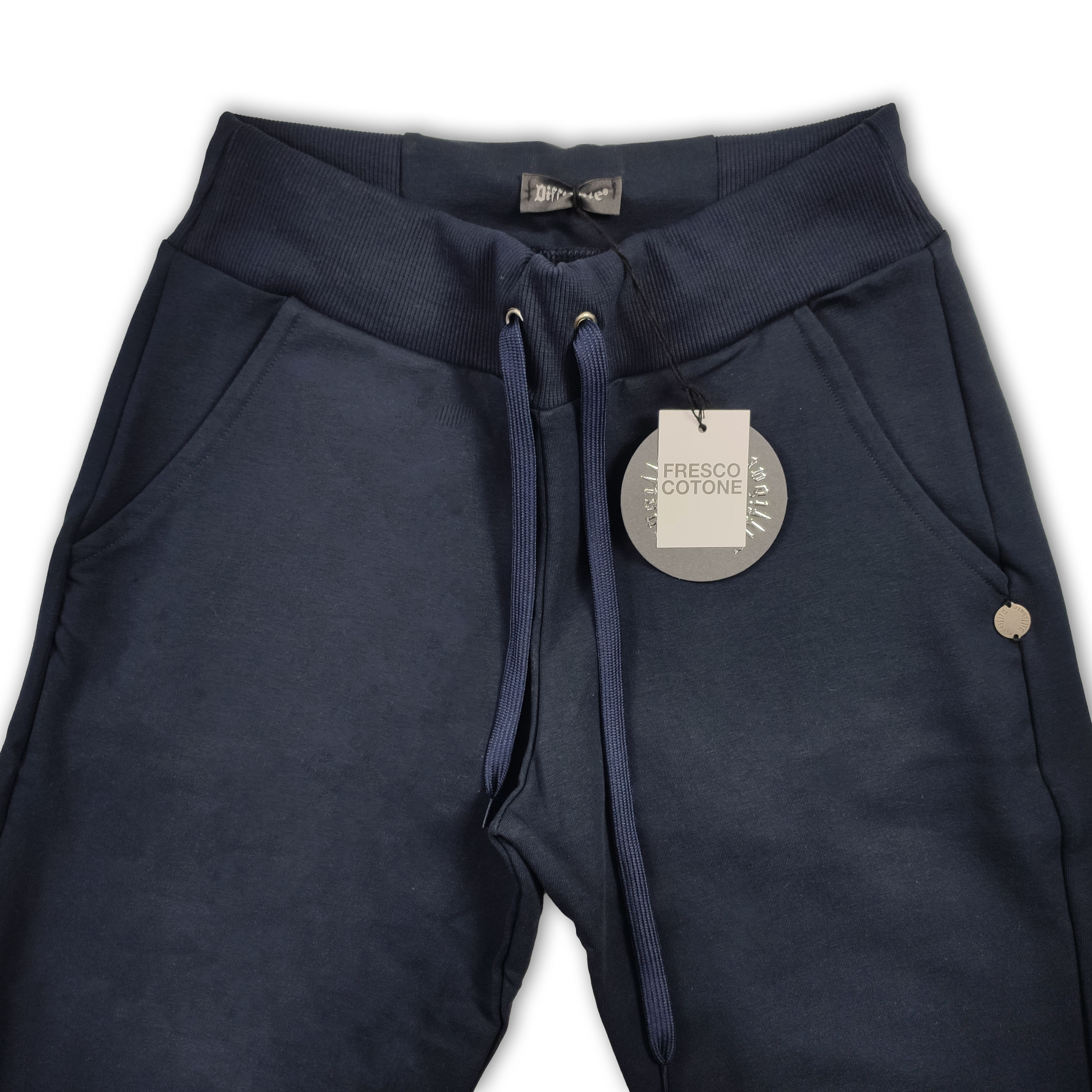 Lightweight Fresh Cotton Blue Trousers Image