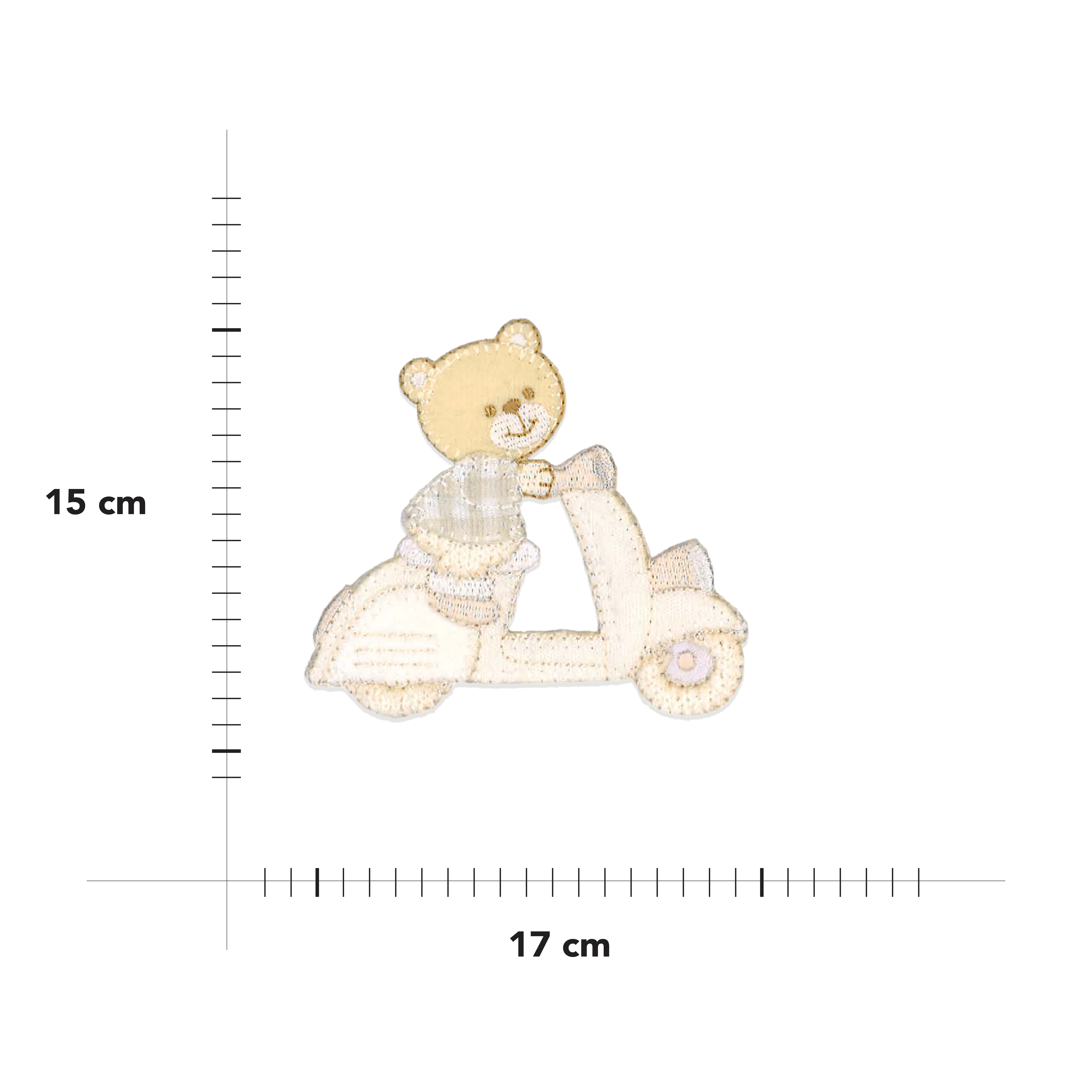 Thermoadhesive application Vespa Bear Image