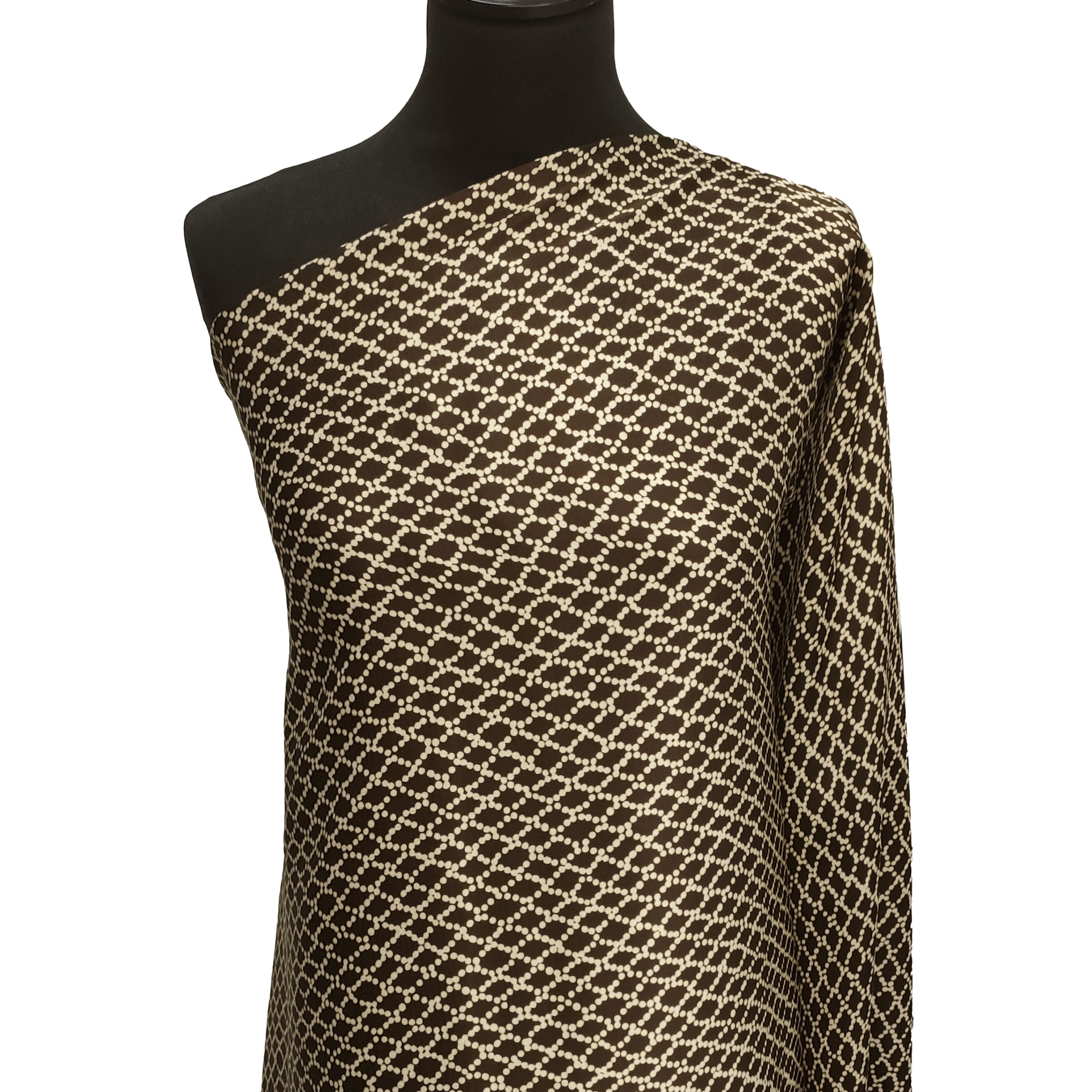 Satin Crepe Set Beaded High Fashion