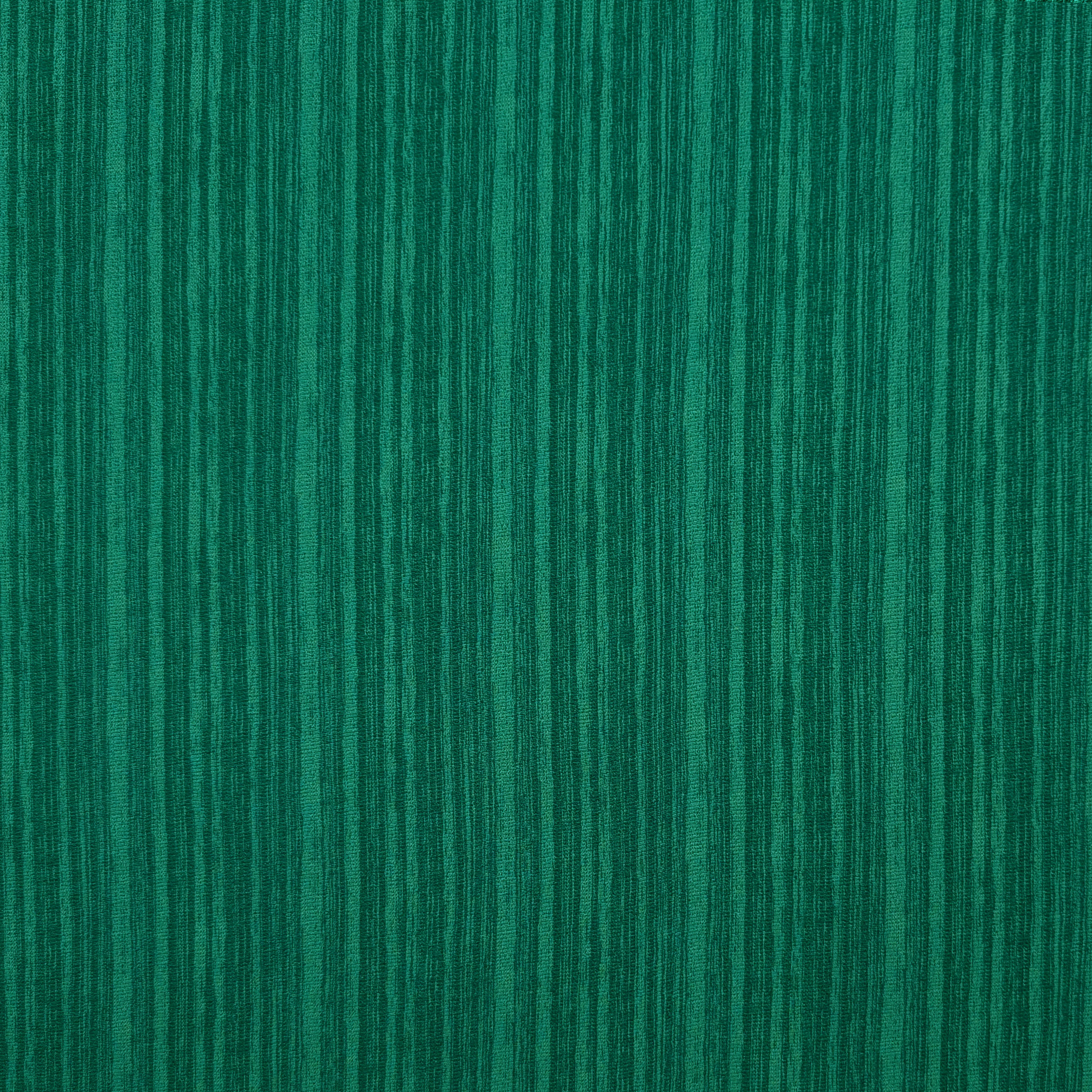 Green Striped Crêpe Fabric Image