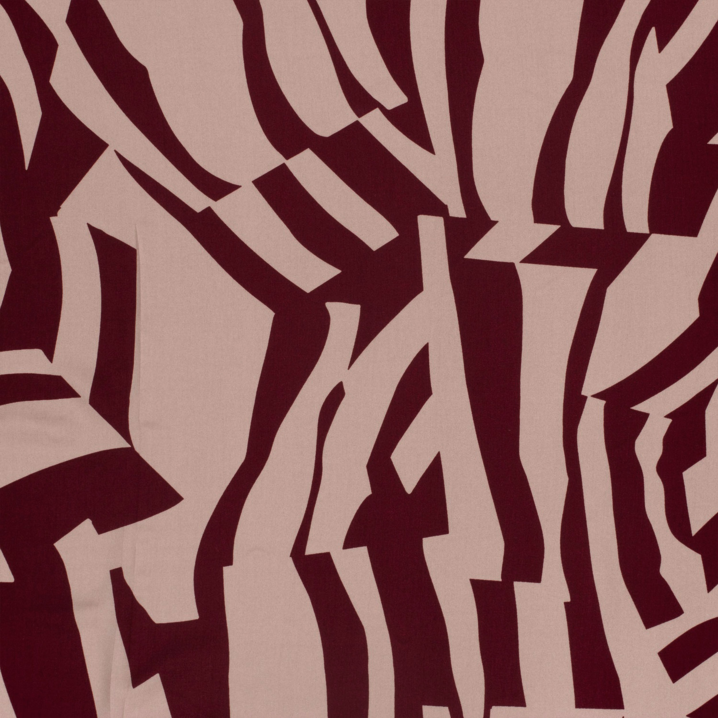 Viscose Poplin Abstract Motifs Bordeaux Background Image