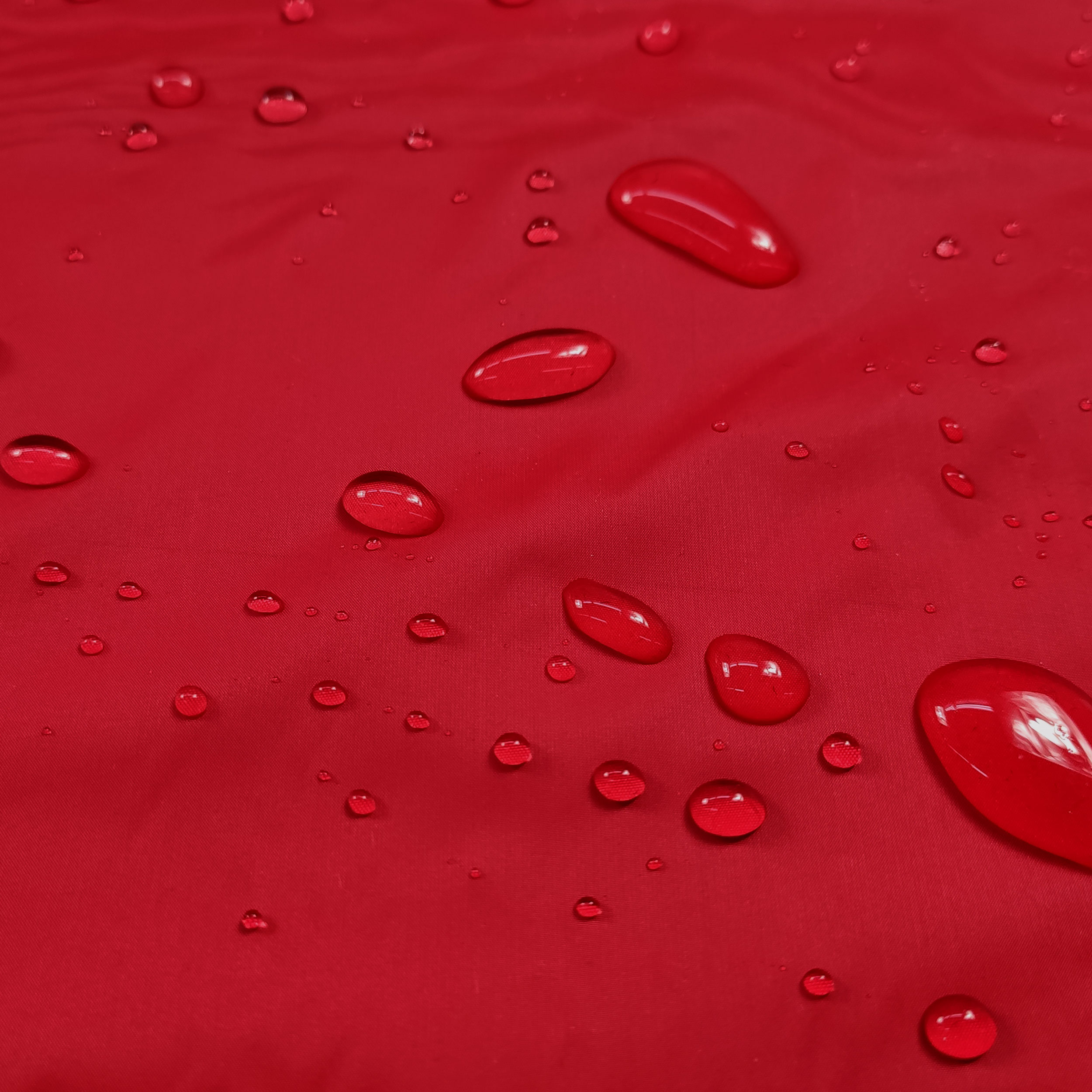 Red Waterproof Nylon Canvas