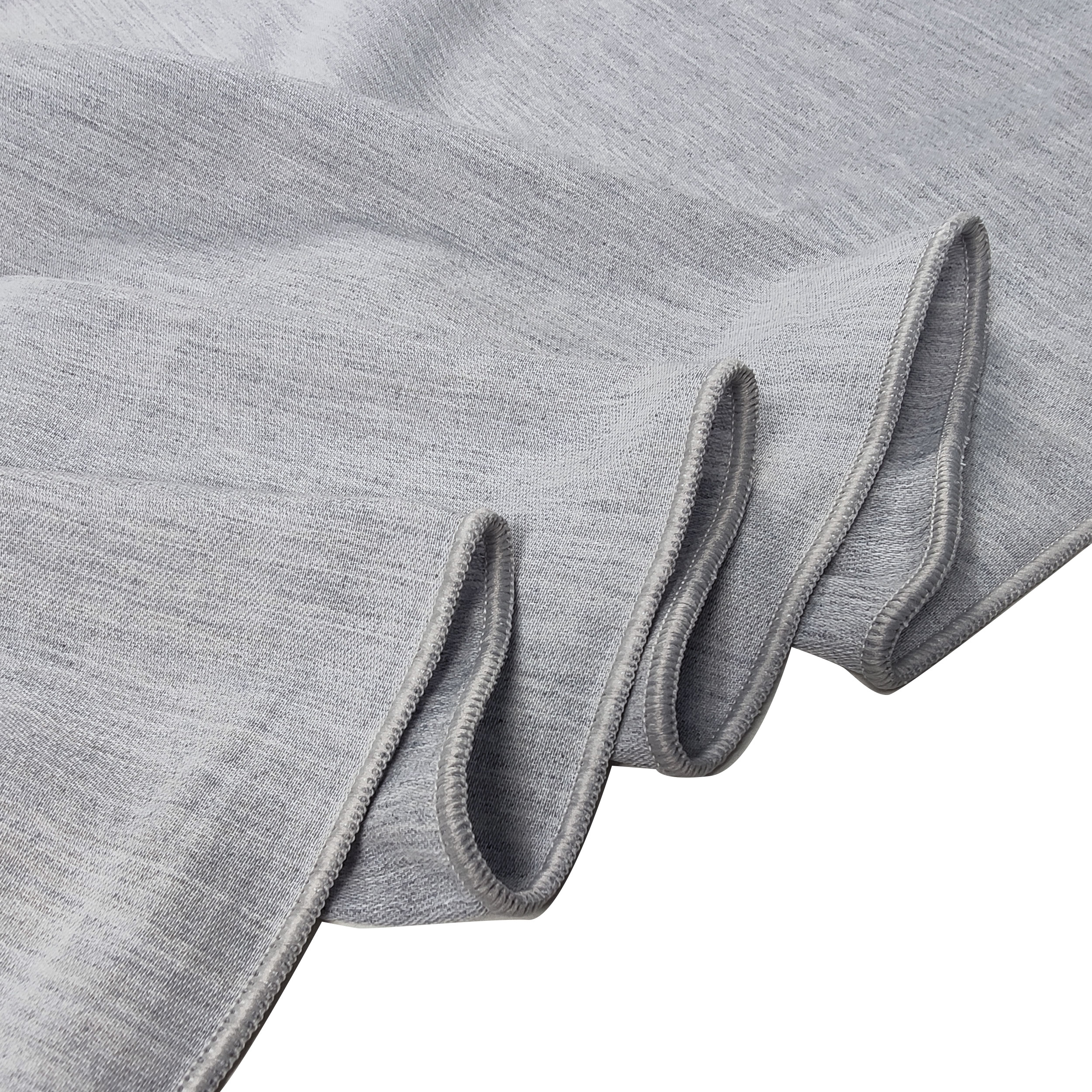 Tissu de rideau en fausse viscose gris Image