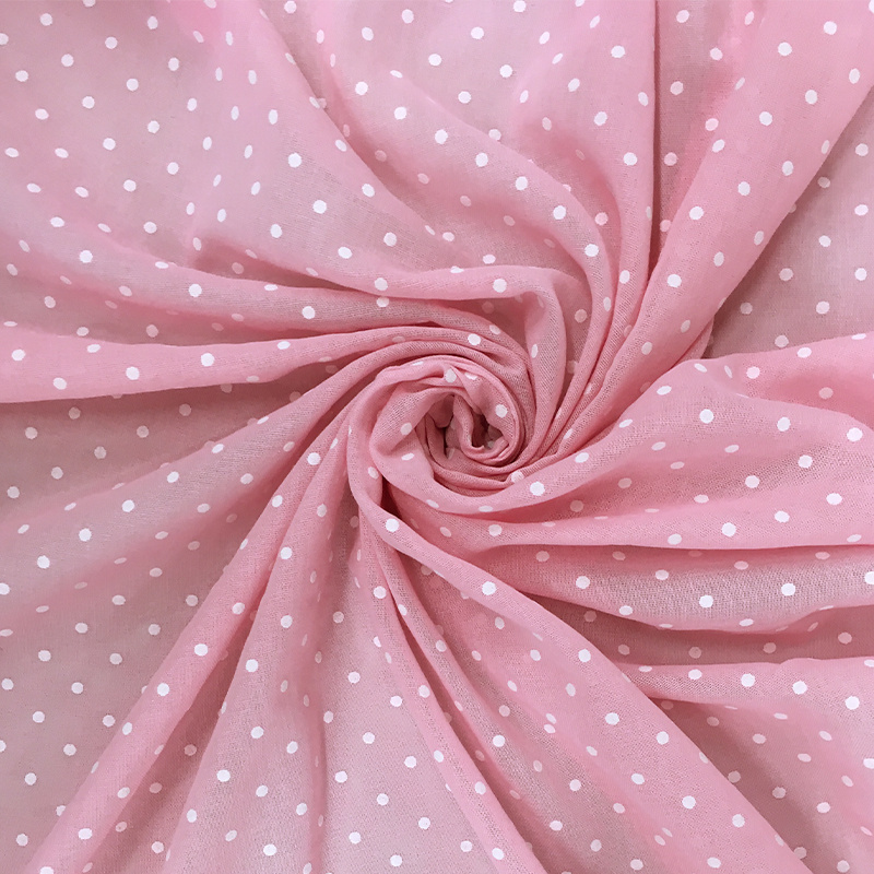 Tissu de tente Polka Dot Mini - Base rose Image