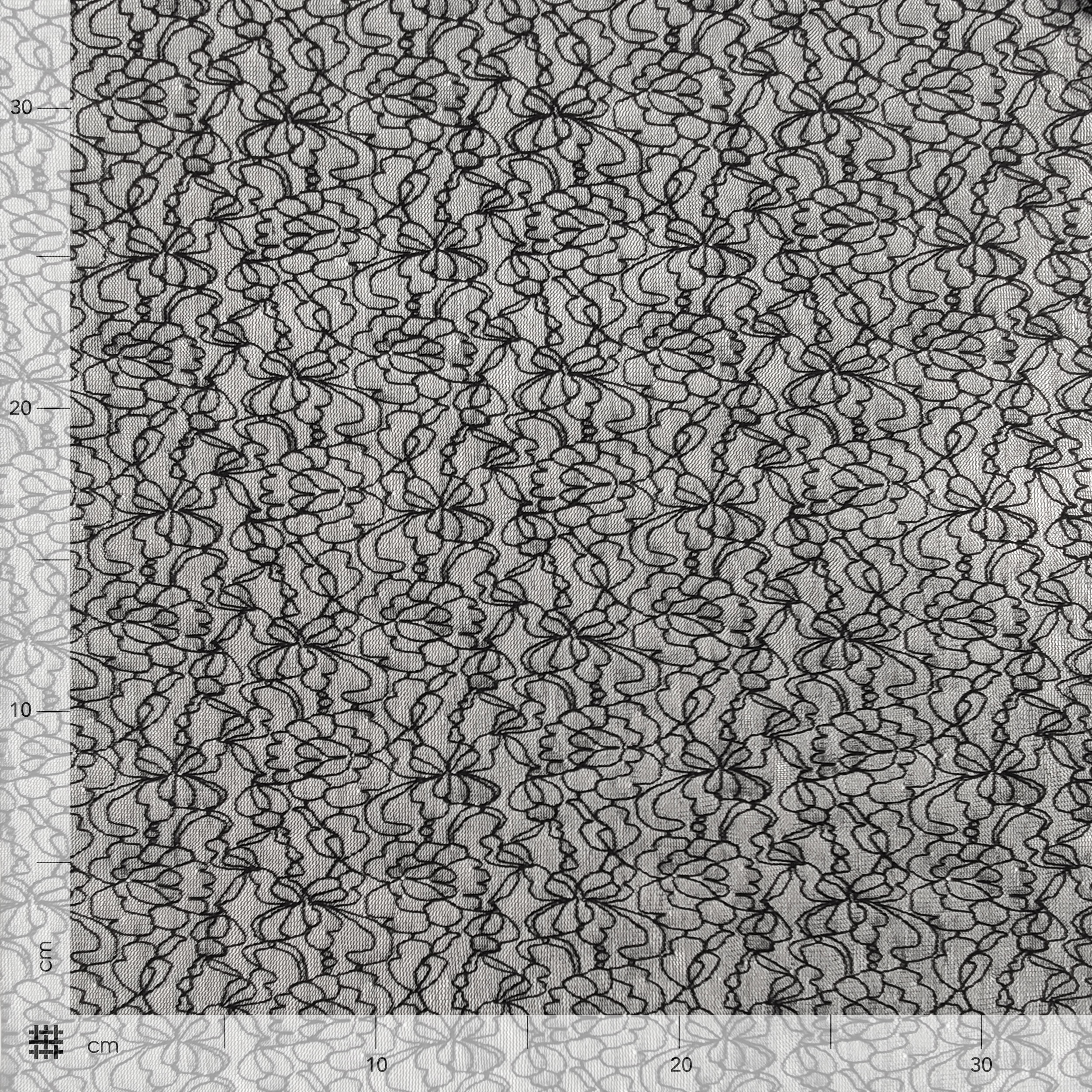 Elastic Lace with Flowers Image