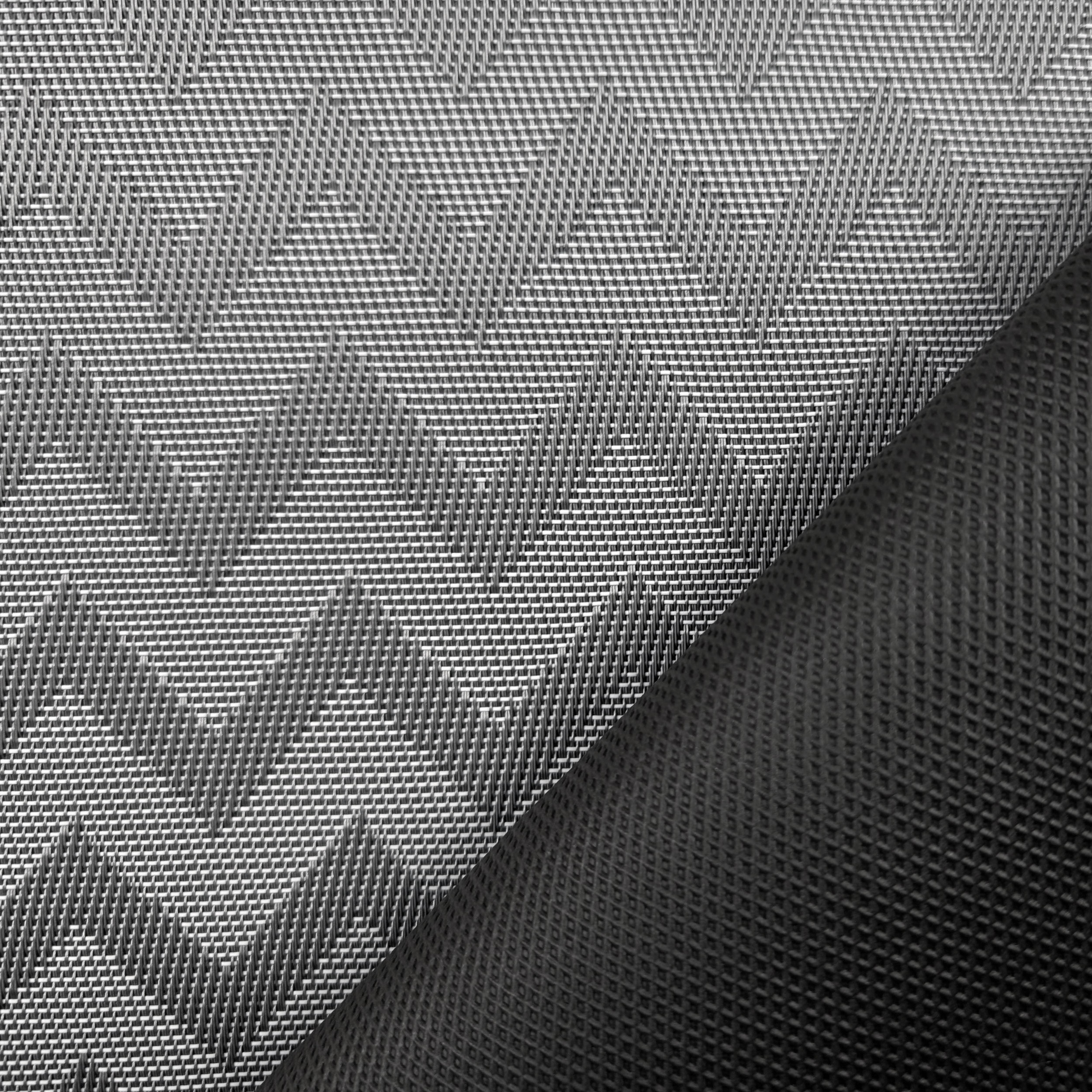 Zig Zag striped kitchen towel Grey Tones Image