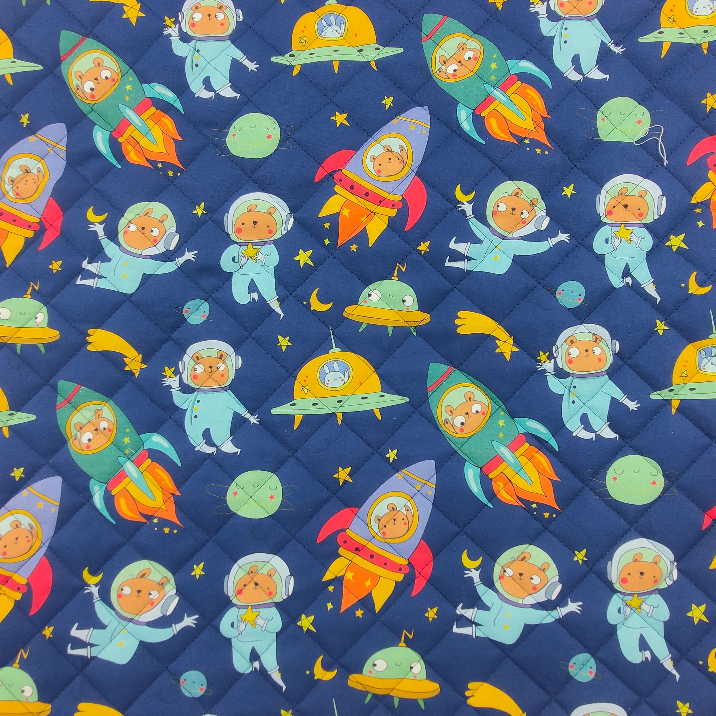 Sac de couchage fantaisie Teddy Bears and Astronauts - Panini Fabrics