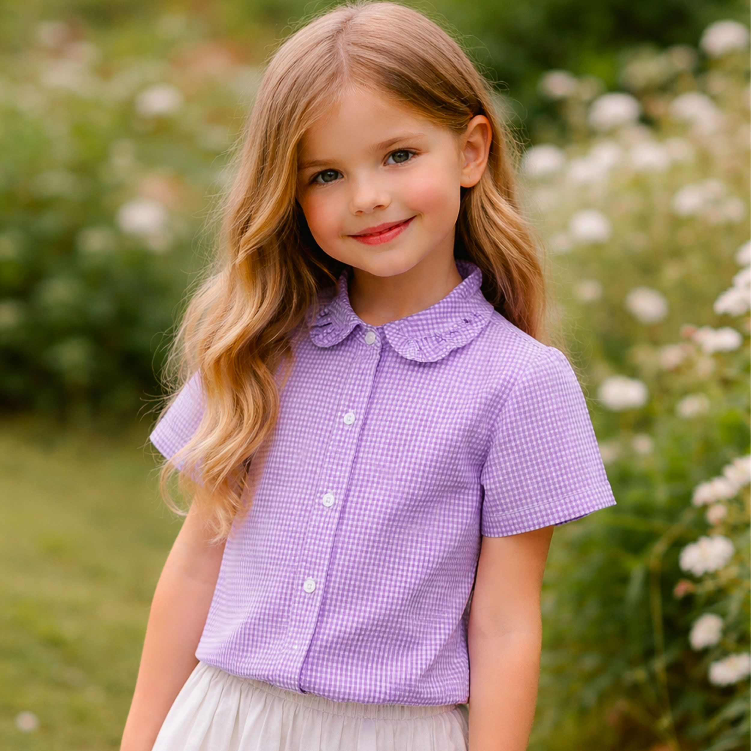Lilac Yarn Dyed Cotton Image