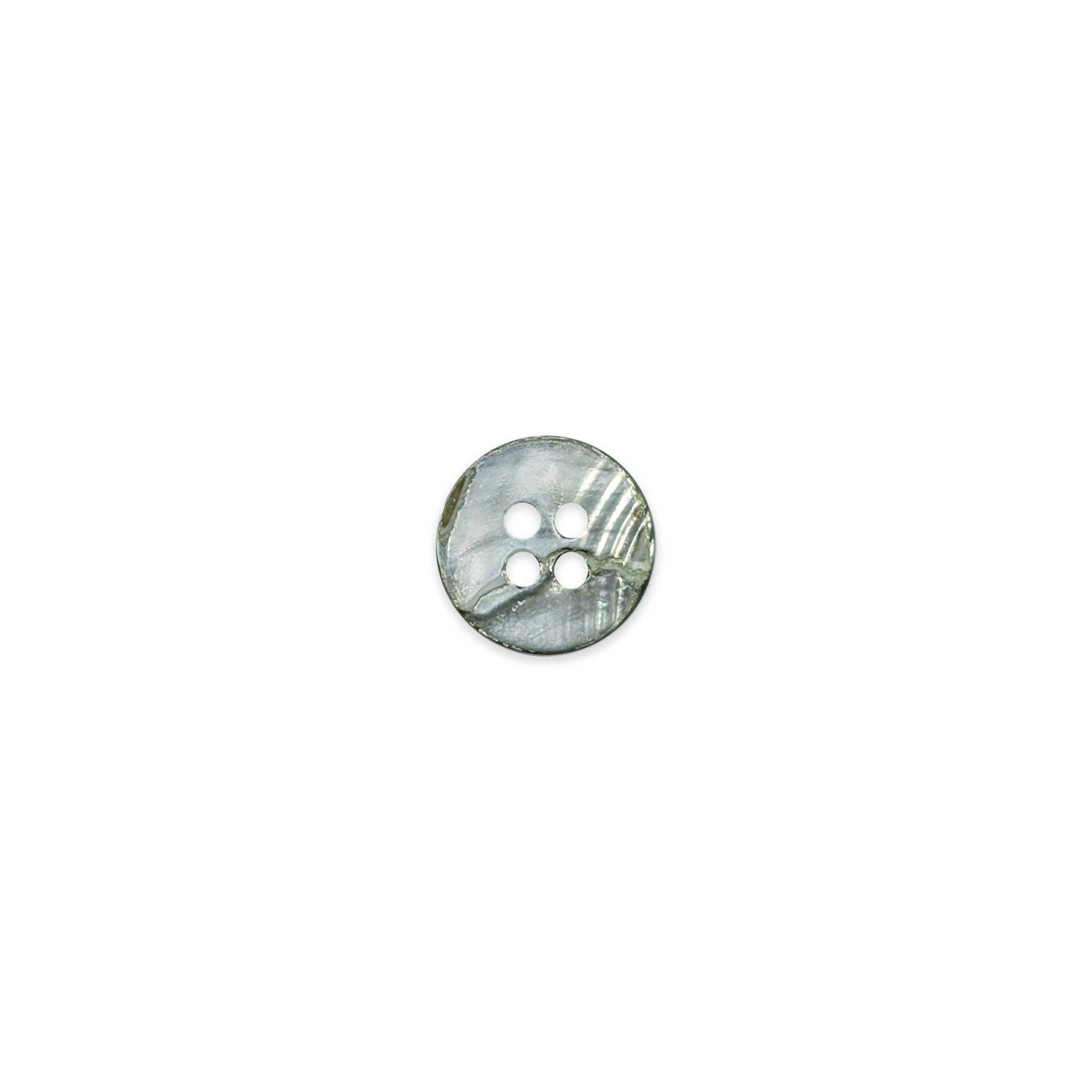 Mother-of-pearl button 4 holes Grey Lin 24 Image