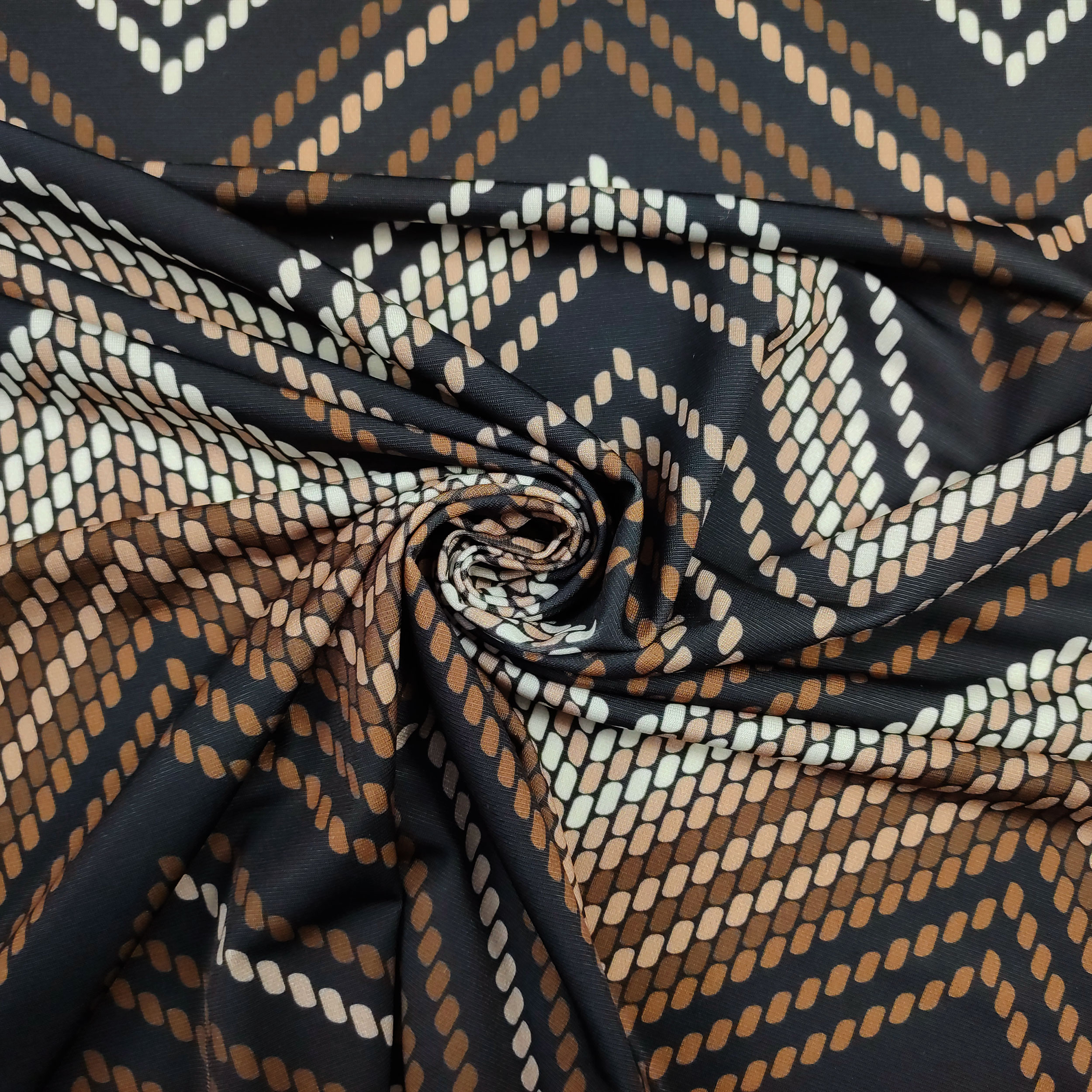 Moda Abstracto Beige Marrón