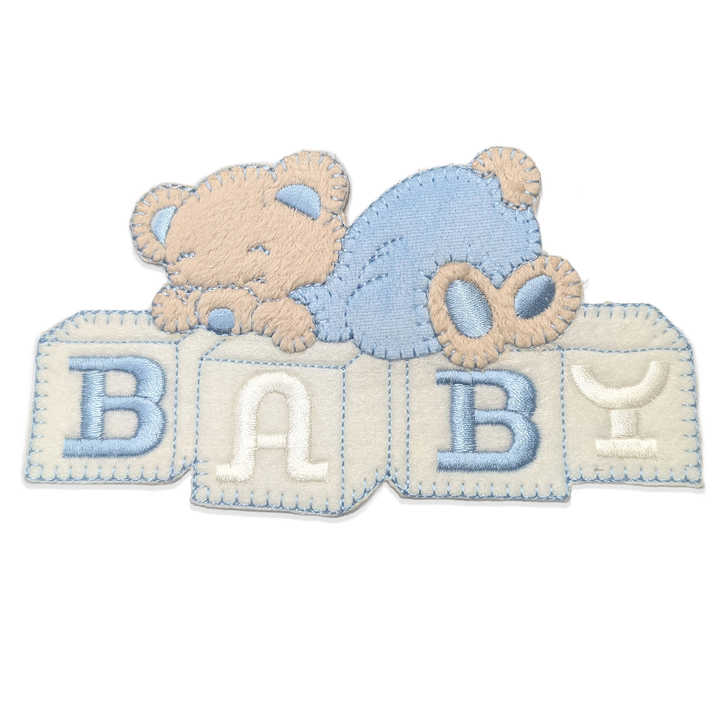 Thermoadhesive application Sleepy Bear with Baby Script Image