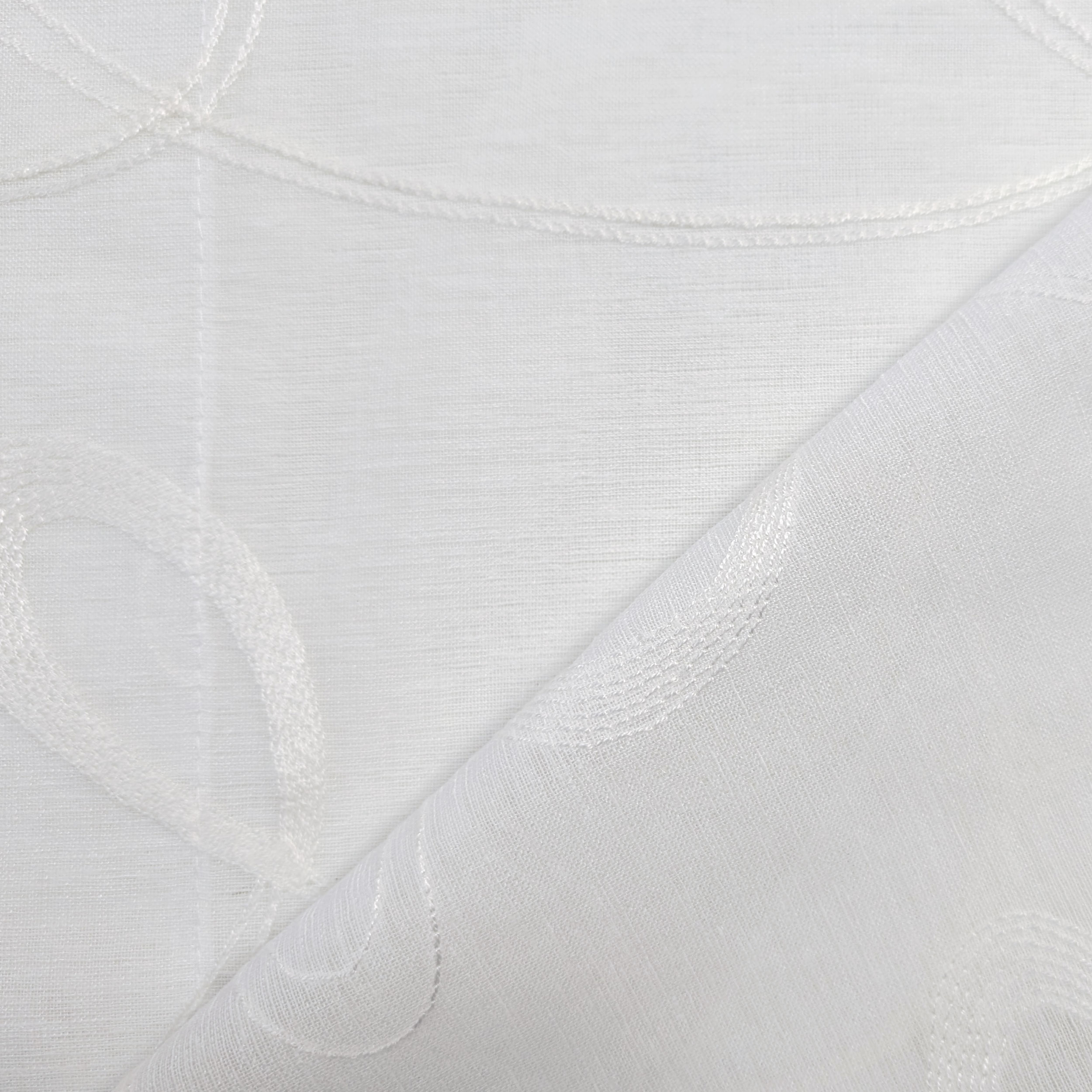 Fabric Curtain Ada White Image