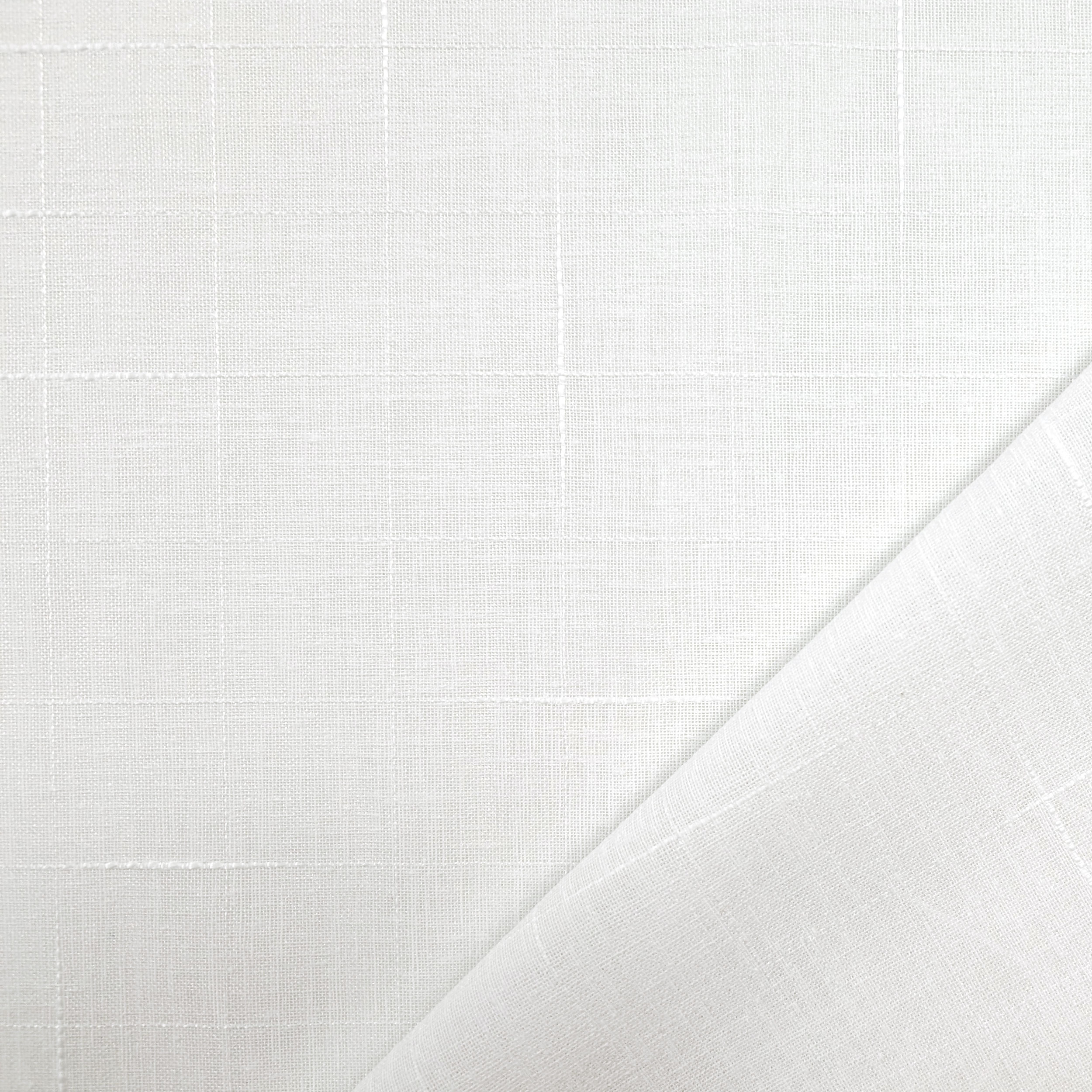 Jenny Curtain Fabric White Image