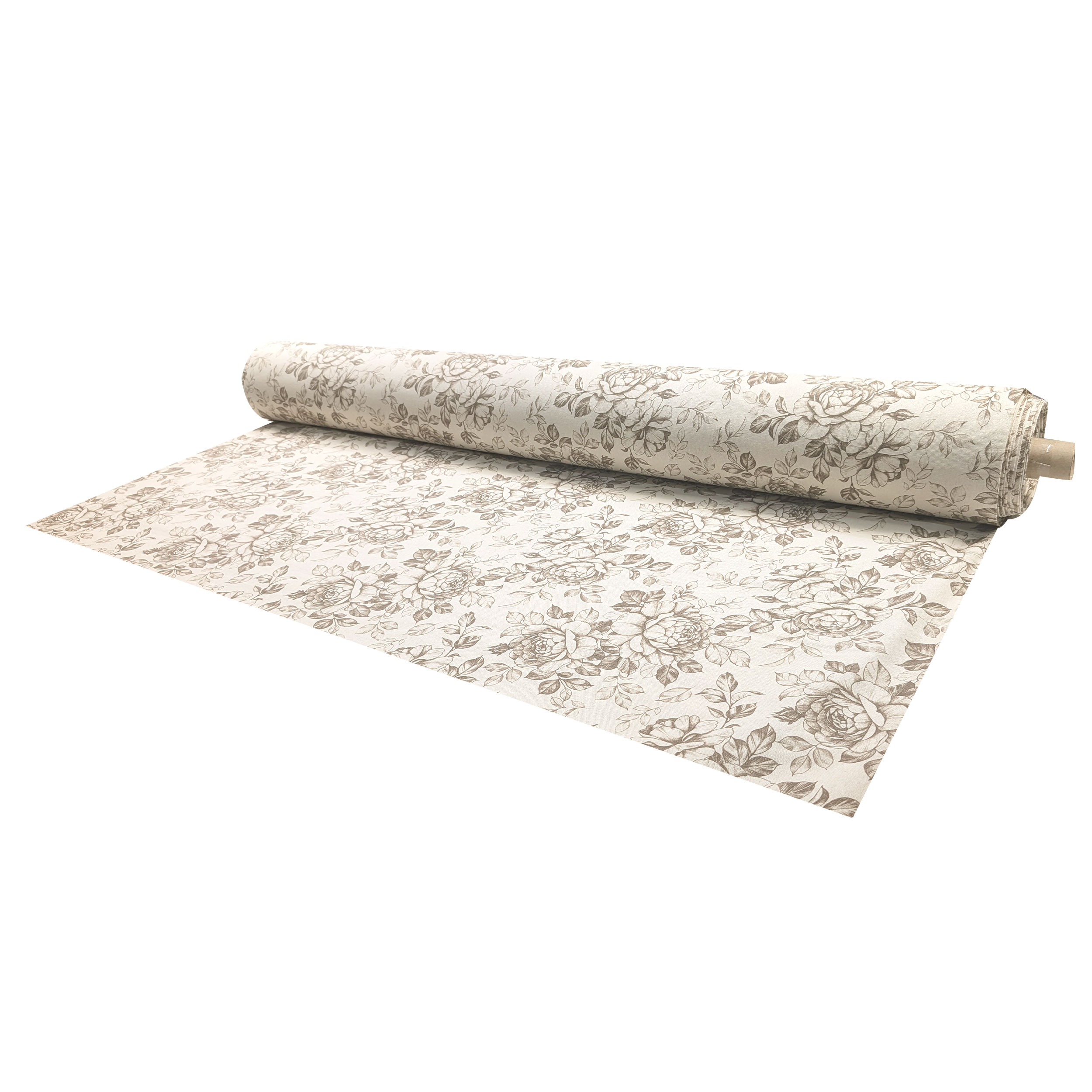 Panama Pure Cotton Floral Turtledove Image