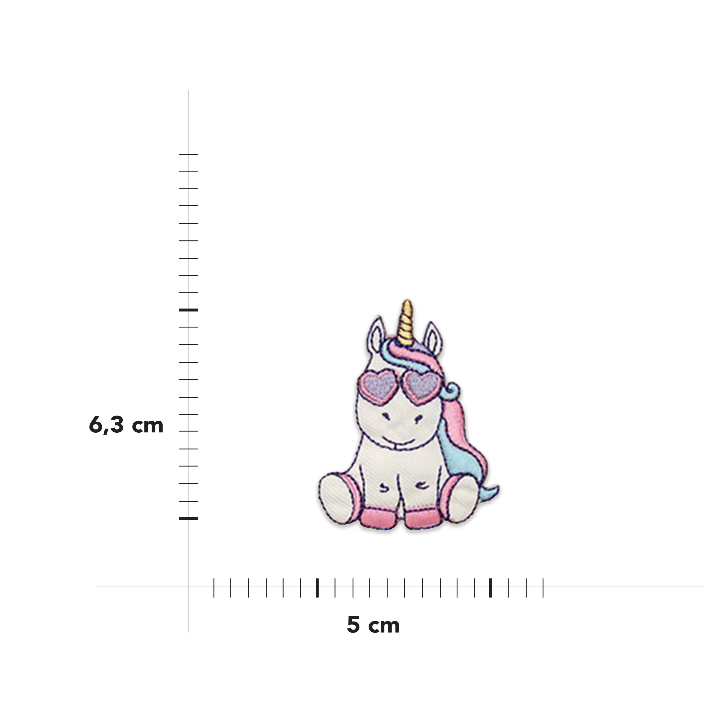 Thermokleber-Anwendung Unicorn Love Image