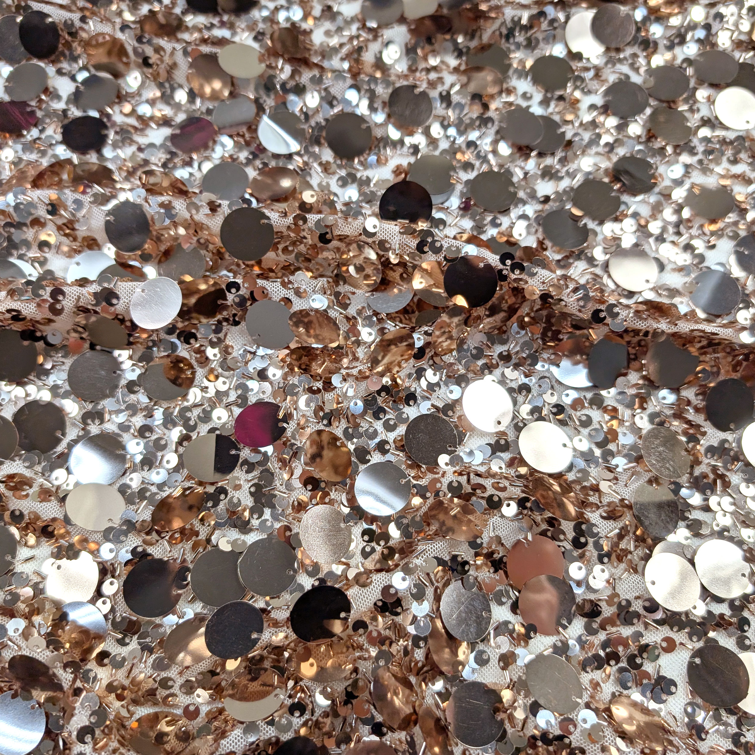Large powder sequin fabric Image