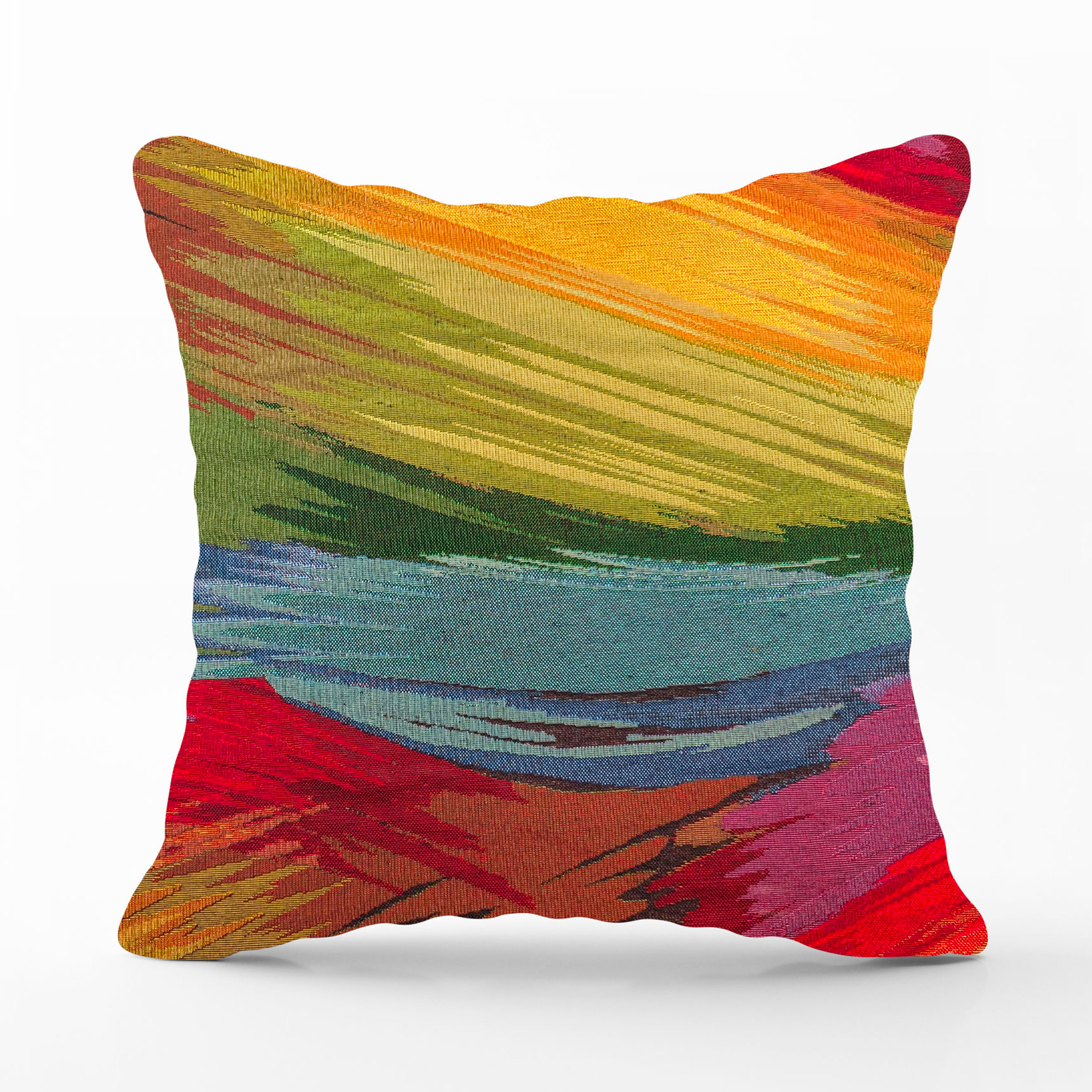 Gobelin Cushion Pillowcase Artistic Brushstrokes Image