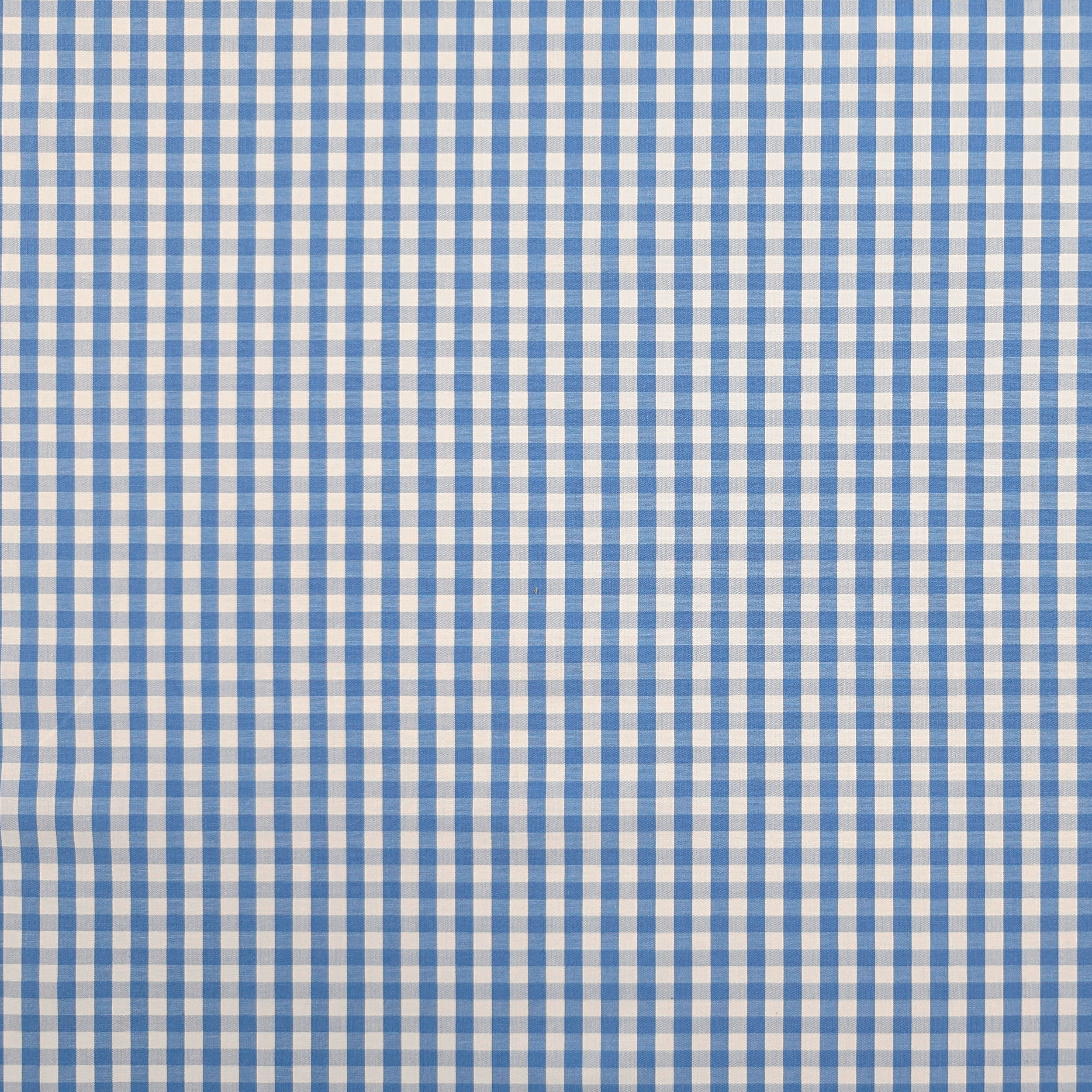 Cotton for Light Blue Checked Shirts Image