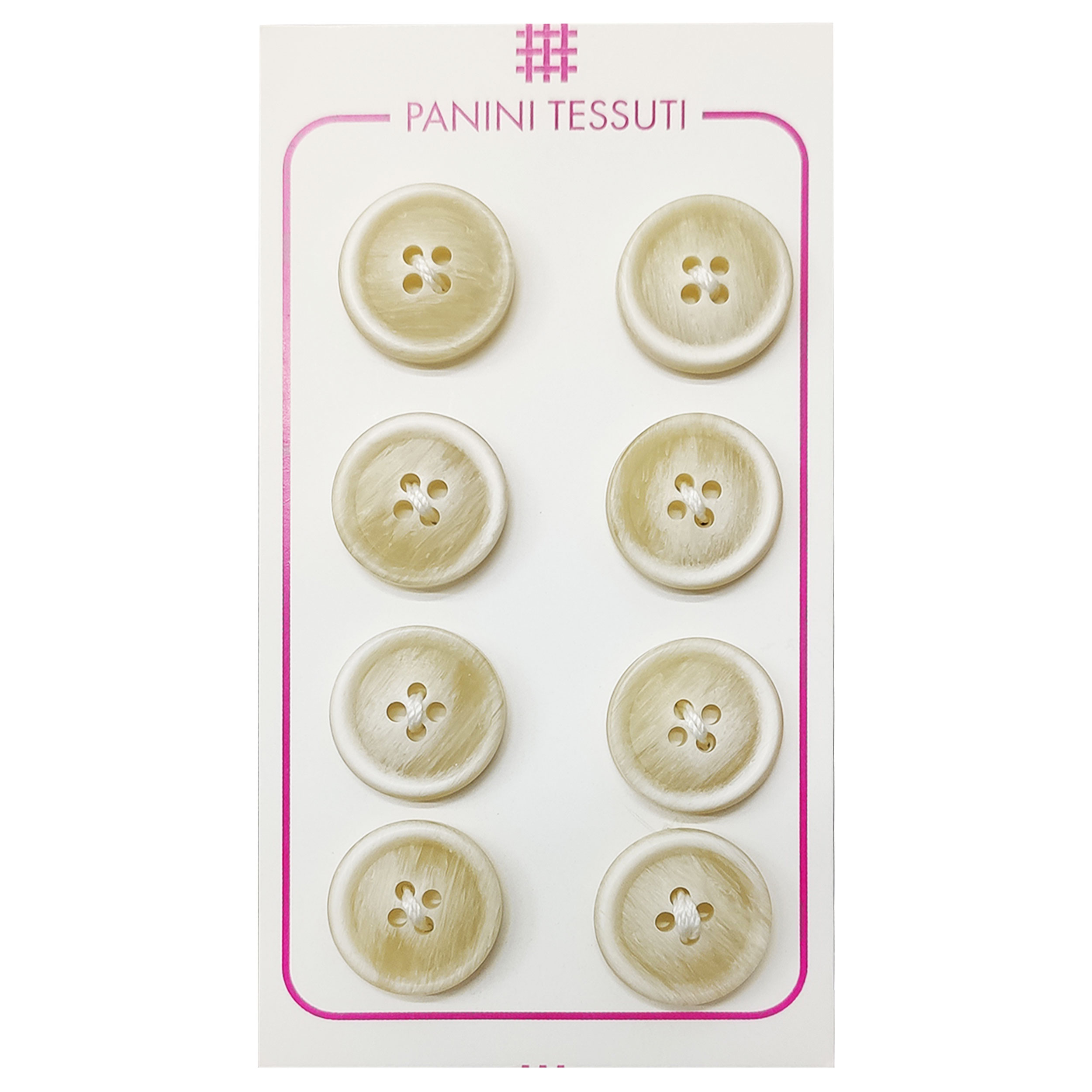 Boutons opaques Melange Melange 8 pièces - Lin 24 Image