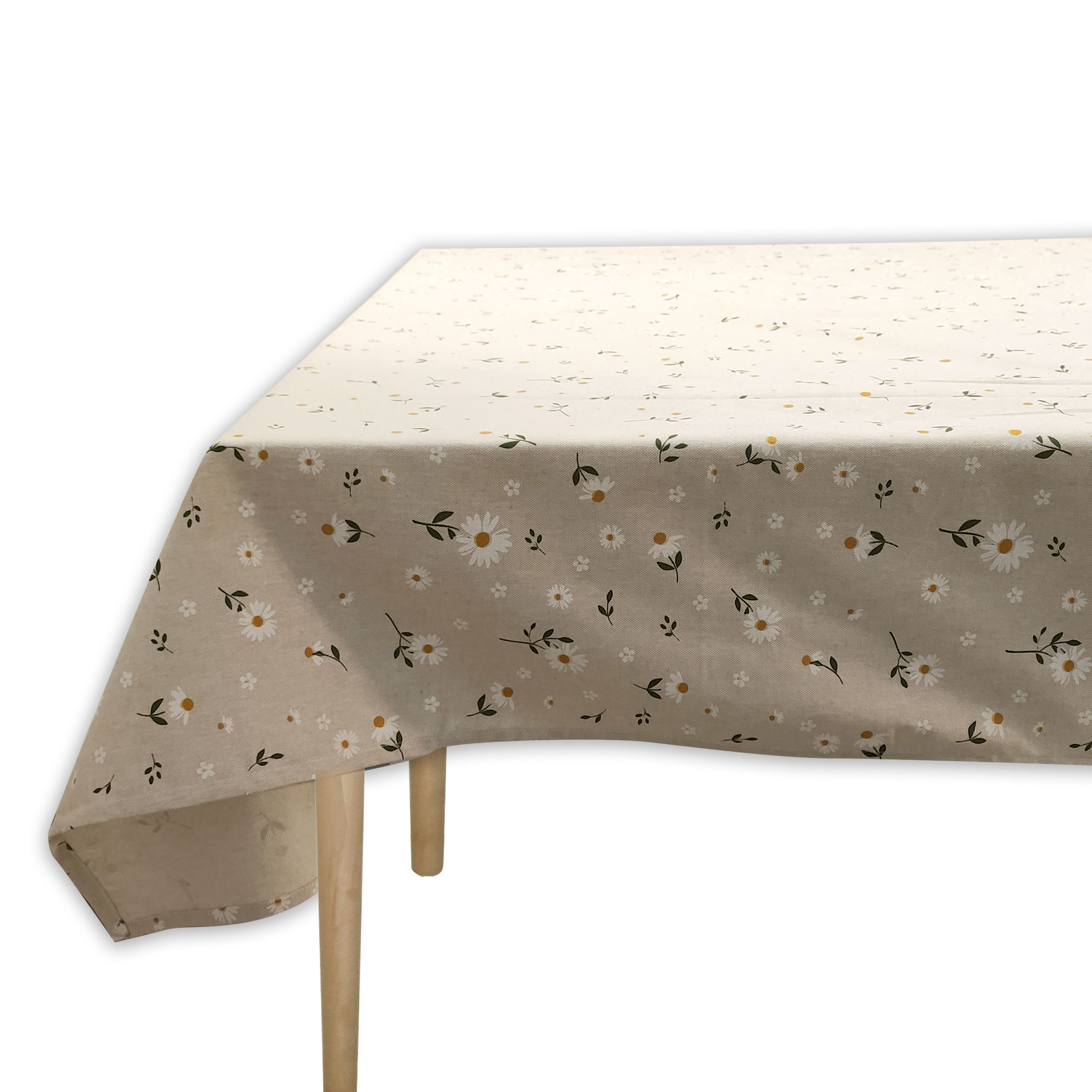 Drapierte Tischdecke Gänseblümchen