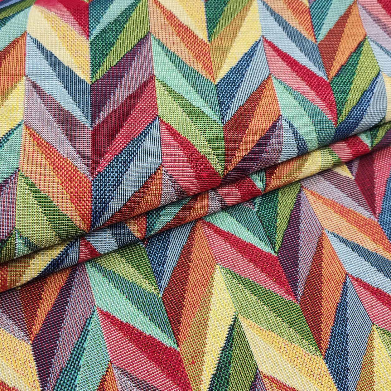 Tela geométrica Gobelin Zig Zag