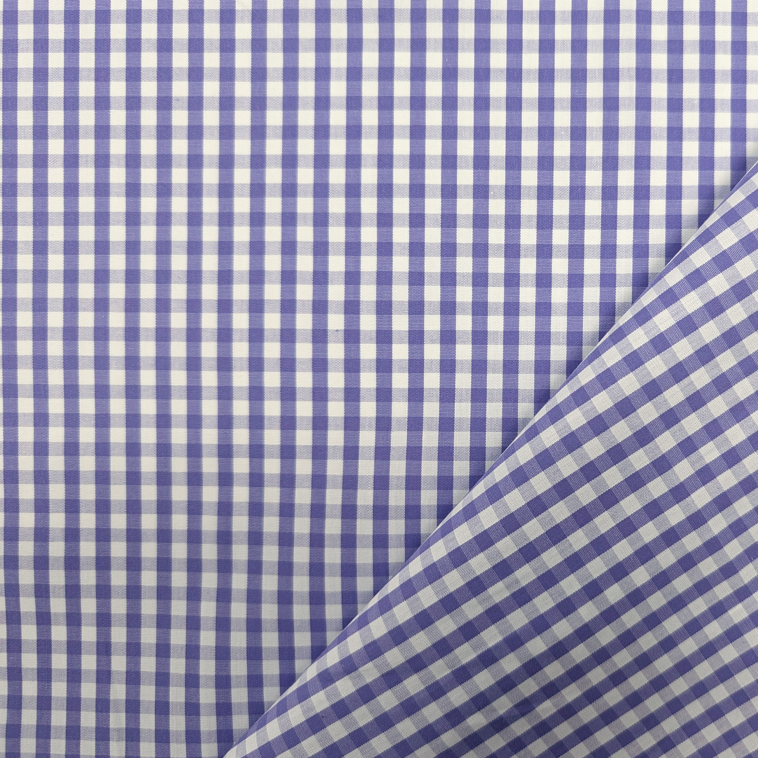 Quadrettino Shirting Cotton Lavender Image