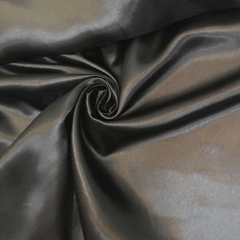 Tessuto Rasatello nero