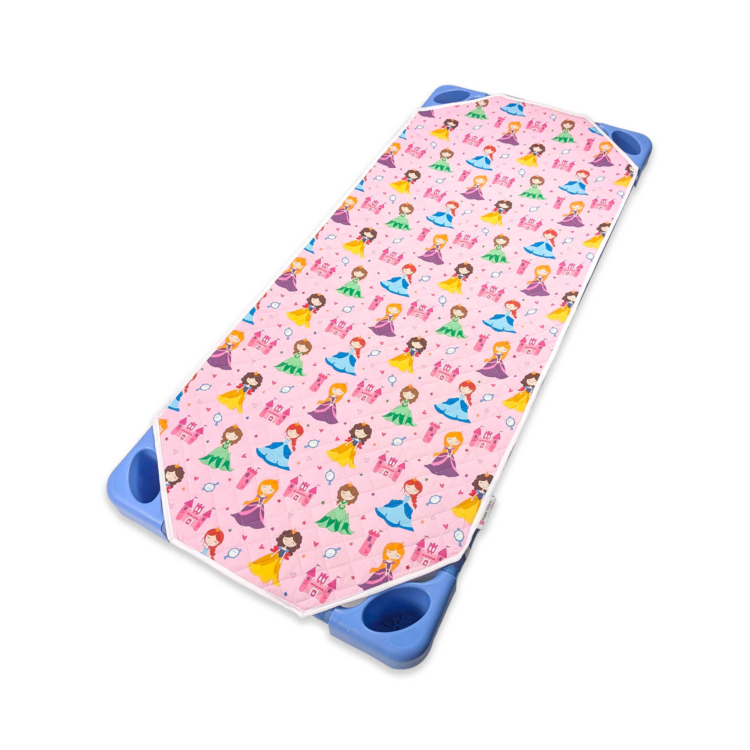 Cot Cover Princesses Pink Background Image