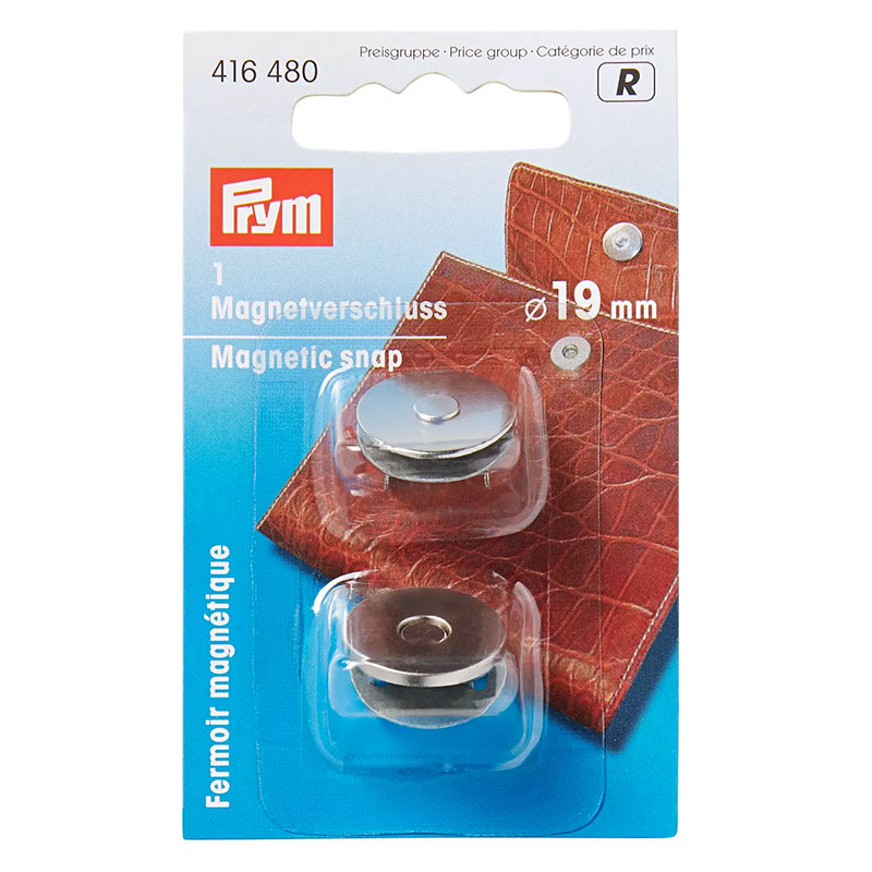 Chiusura Magnetica Prym Argento 19 mm Image