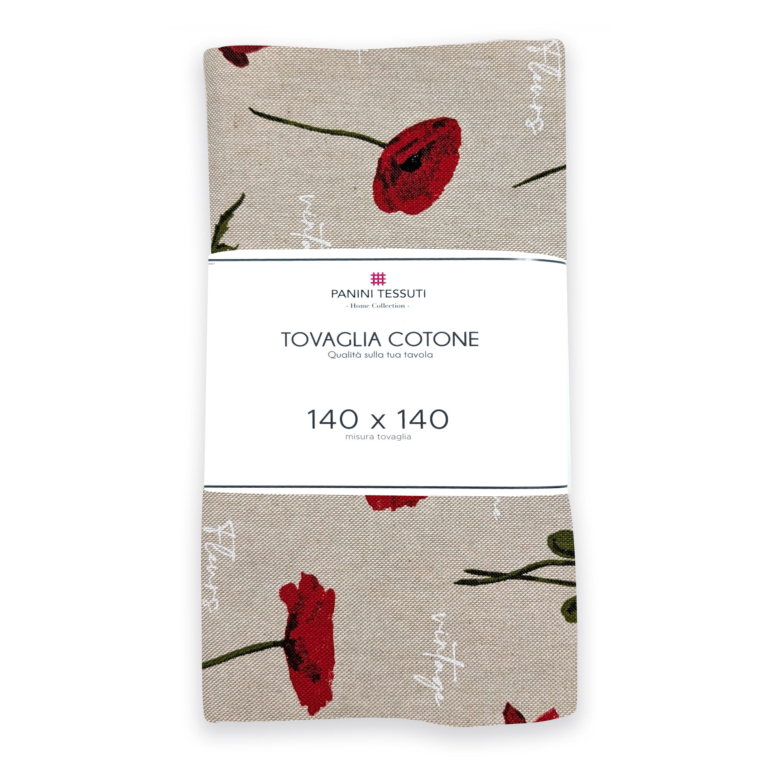 Vintage Poppies Tablecloth Image