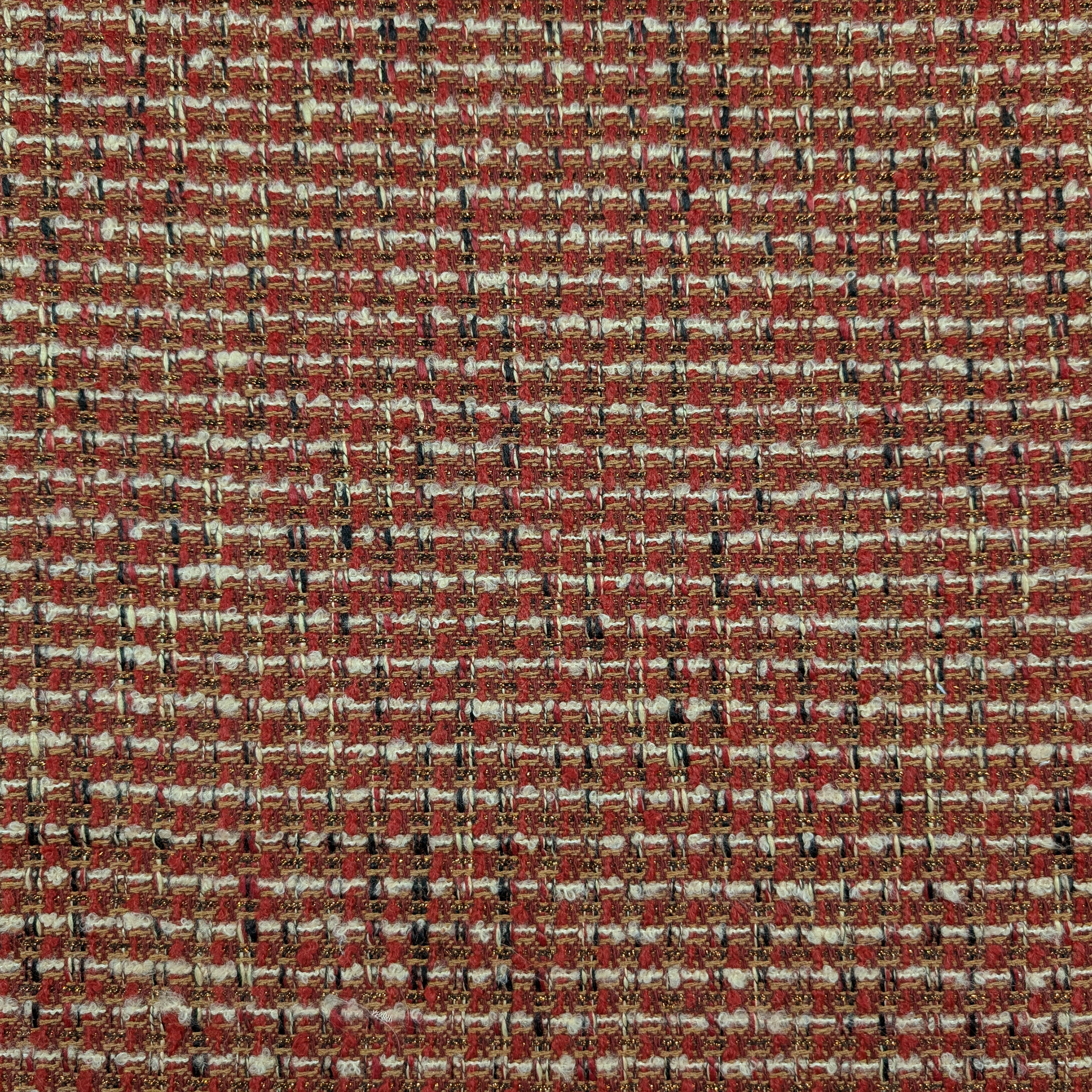 Fashion Tweed Red Tones with Lurex Image