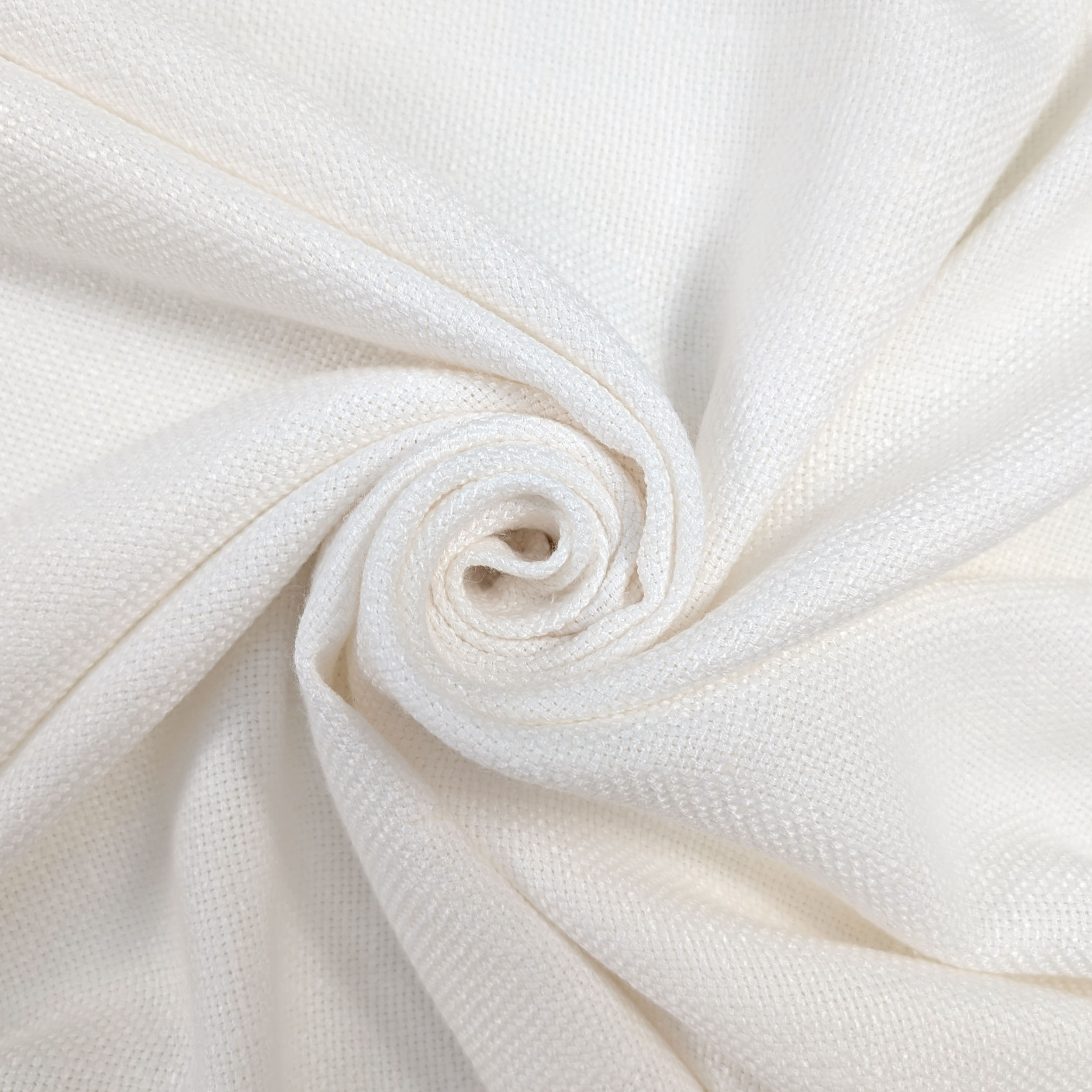 Marlene Curtain Fabric White Image