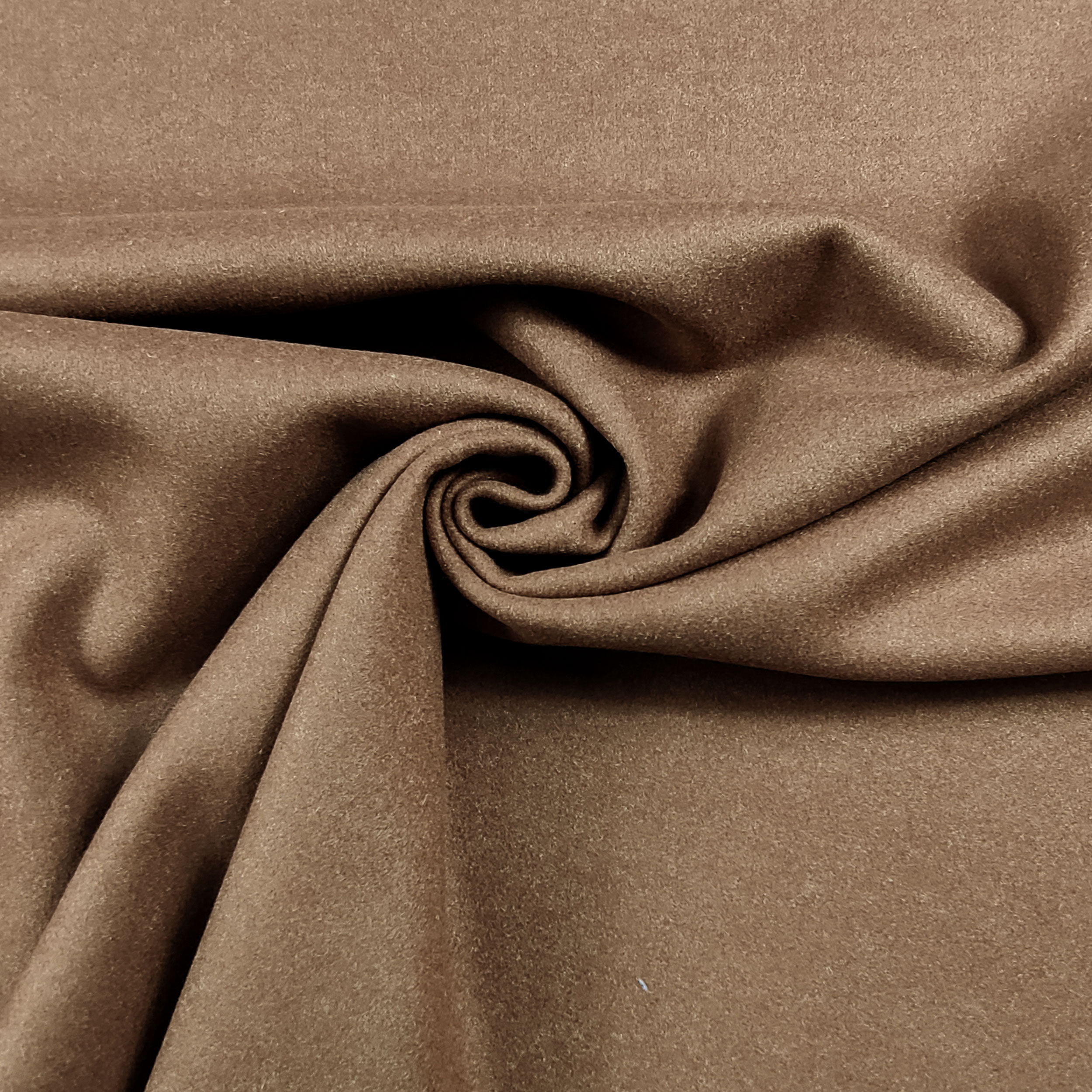 Manteau d'hiver en laine mélangée brûlée