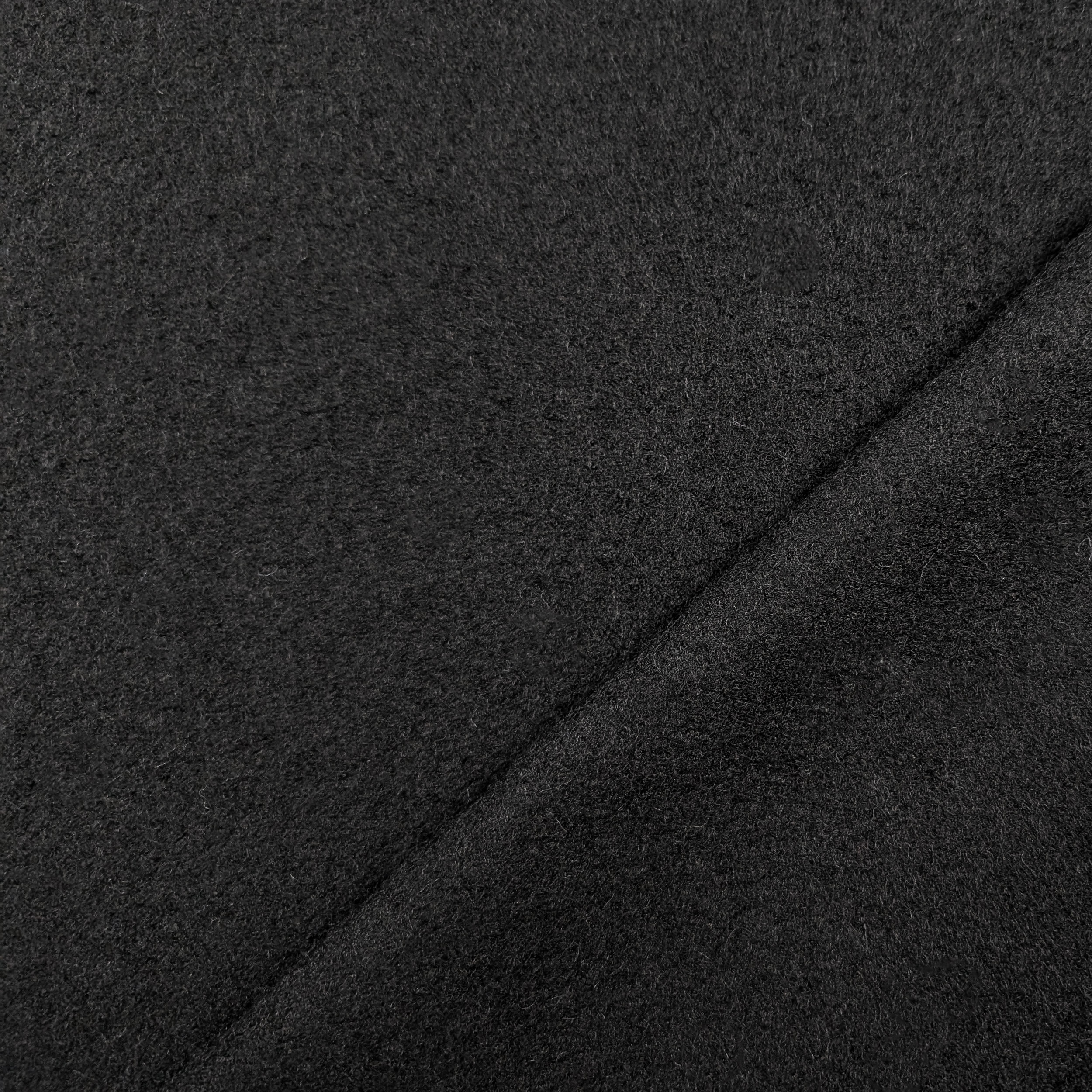 Black Loden Boiled Wool Image