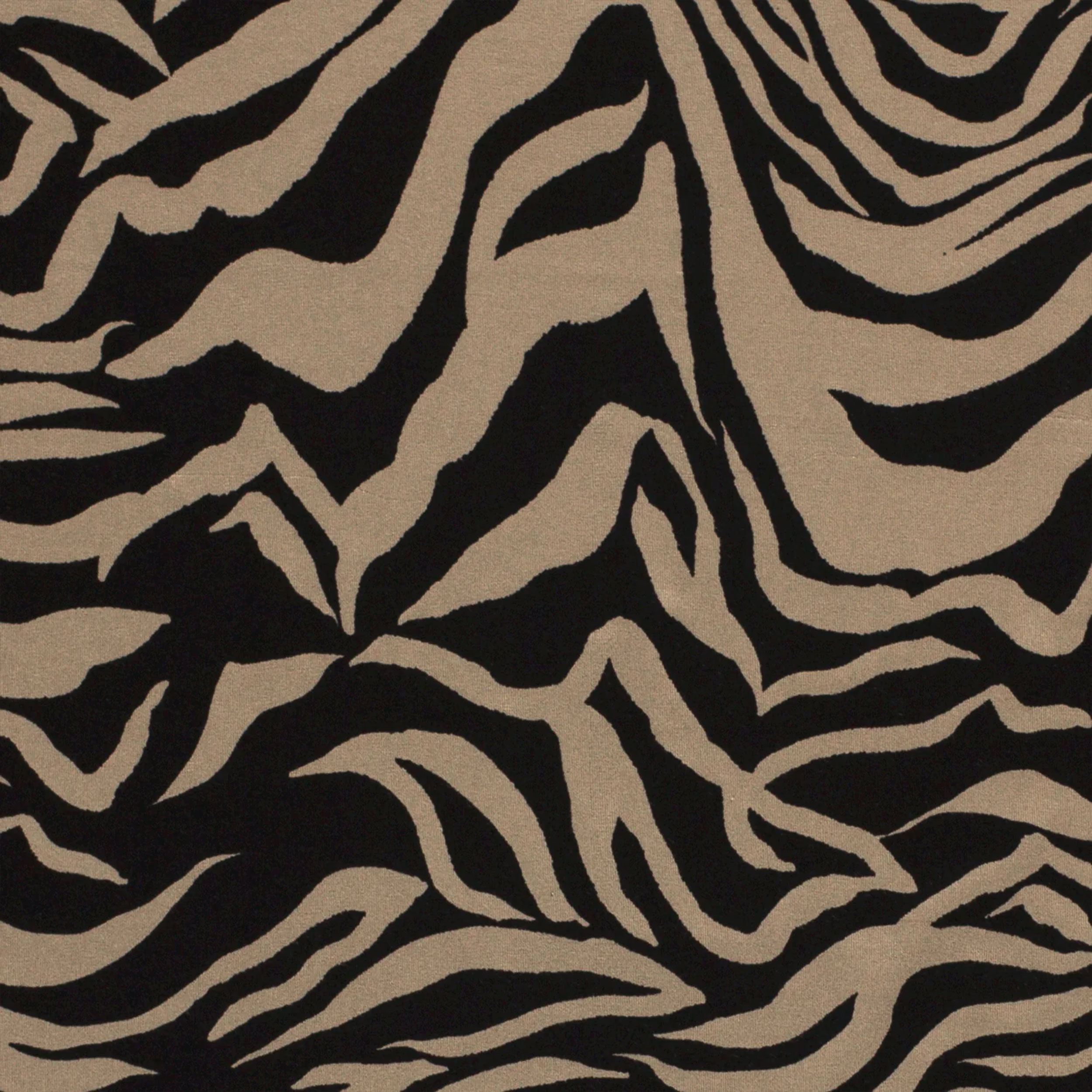 Beige Abstract Print Viscose Jersey Image