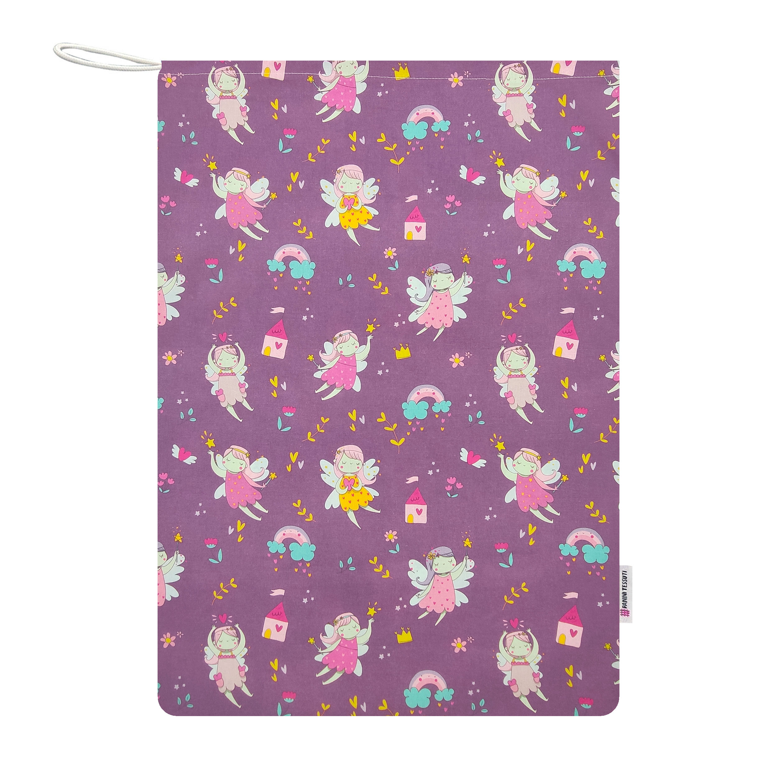 Sac à langer Fairy Fond lilas - Panini Fabrics