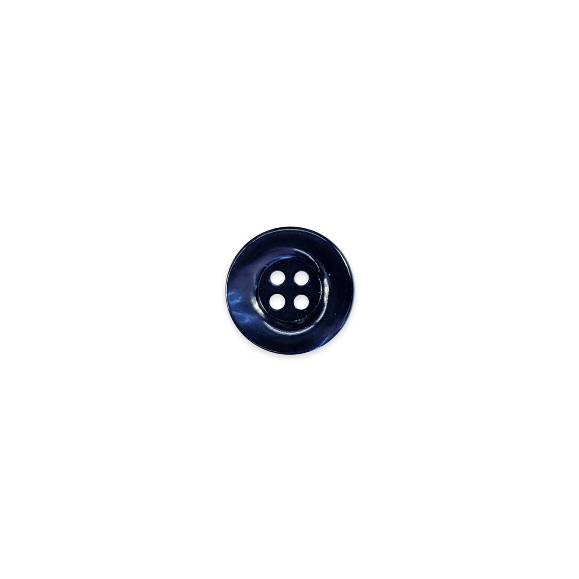 Mother-of-pearl button 4 holes Bluette Lin 24 Image