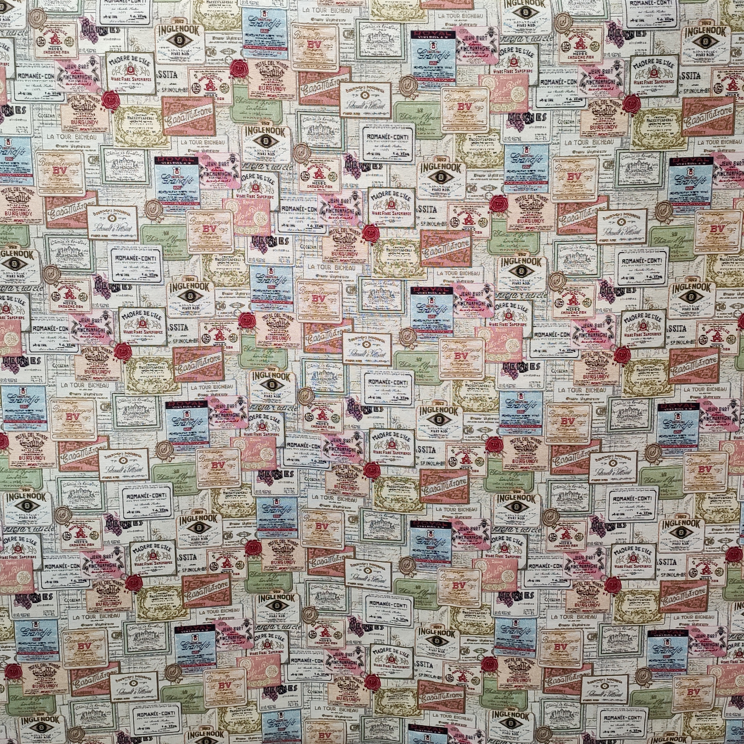 Upholstery Gobelin - Vintage Labels Image